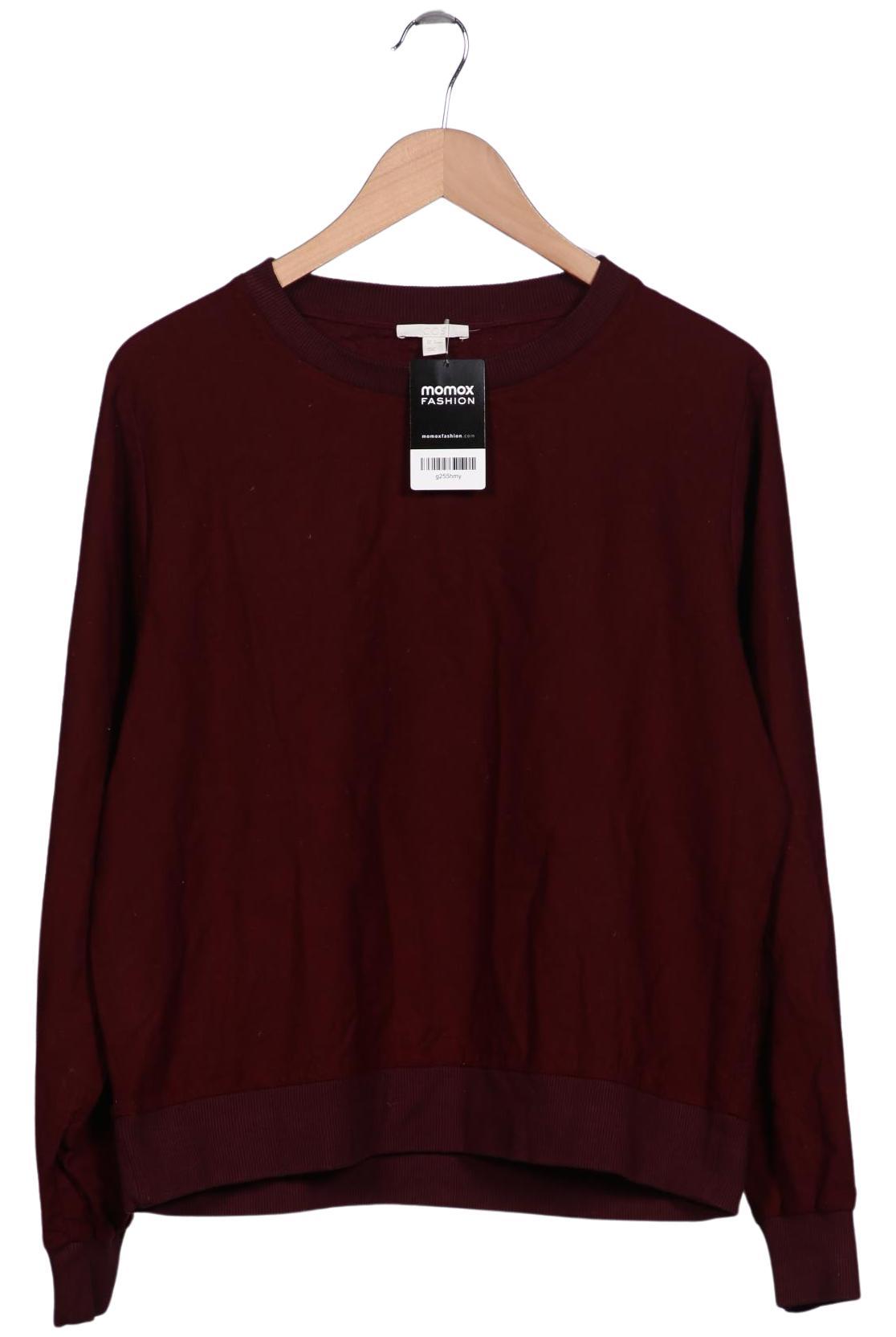 

COS Damen Sweatshirt, bordeaux, Gr. 38