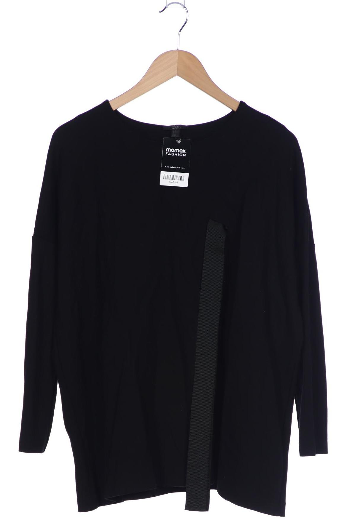 

COS Damen Sweatshirt, schwarz, Gr. 38
