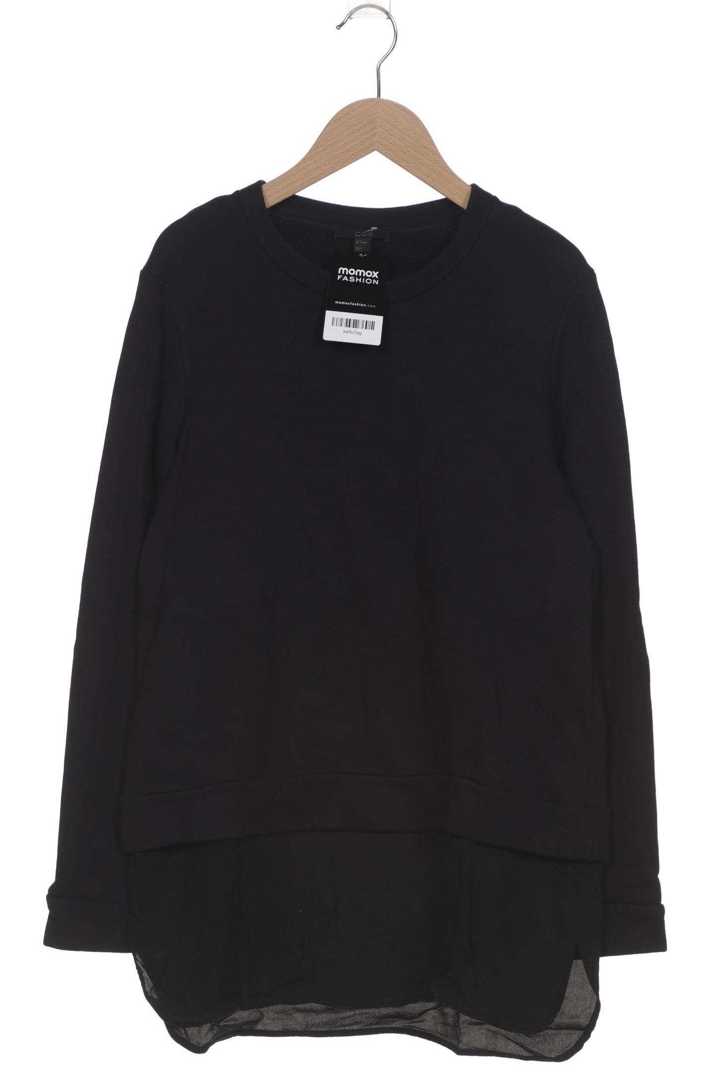 

COS Damen Sweatshirt, schwarz, Gr. 36