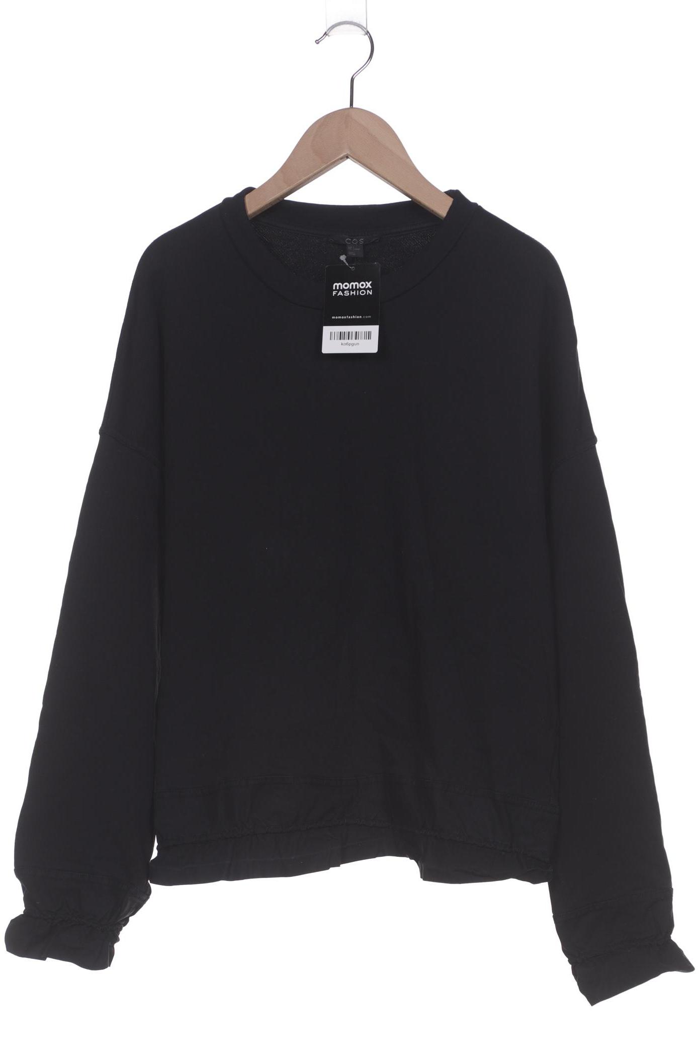 

COS Damen Sweatshirt, schwarz, Gr. 36