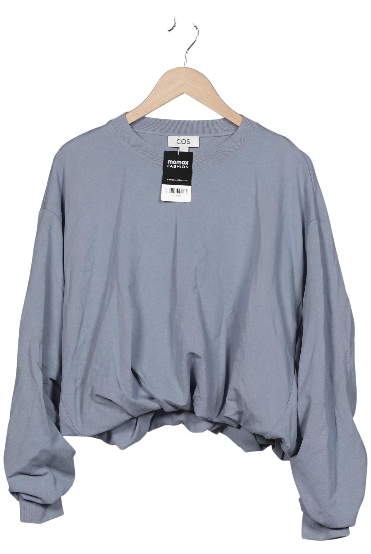 

COS Damen Sweatshirt, hellblau, Gr. 36