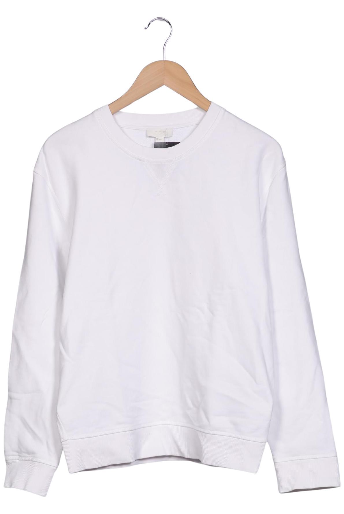 

COS Damen Sweatshirt, weiß, Gr. 36