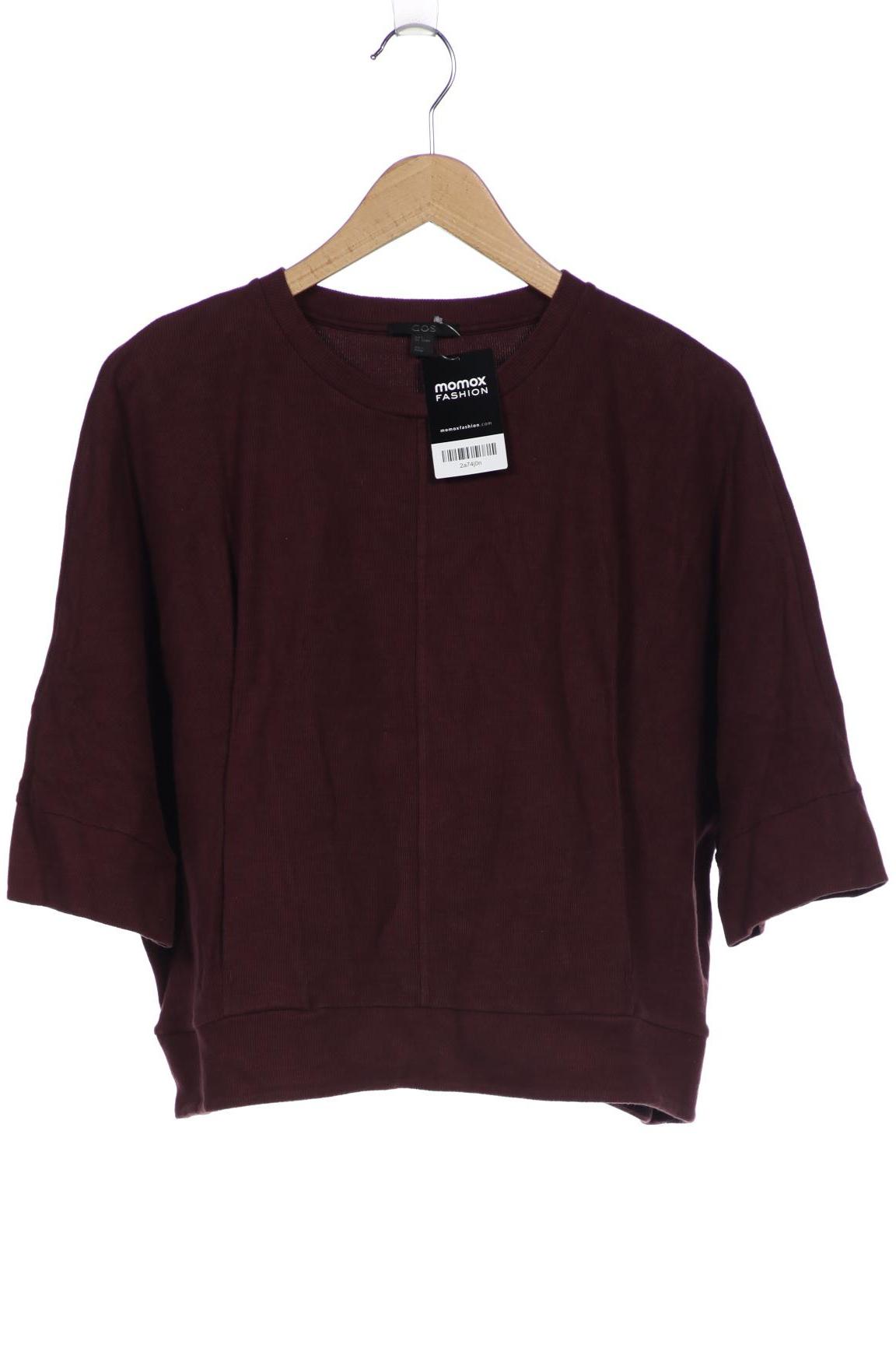 

COS Damen Sweatshirt, bordeaux, Gr. 36