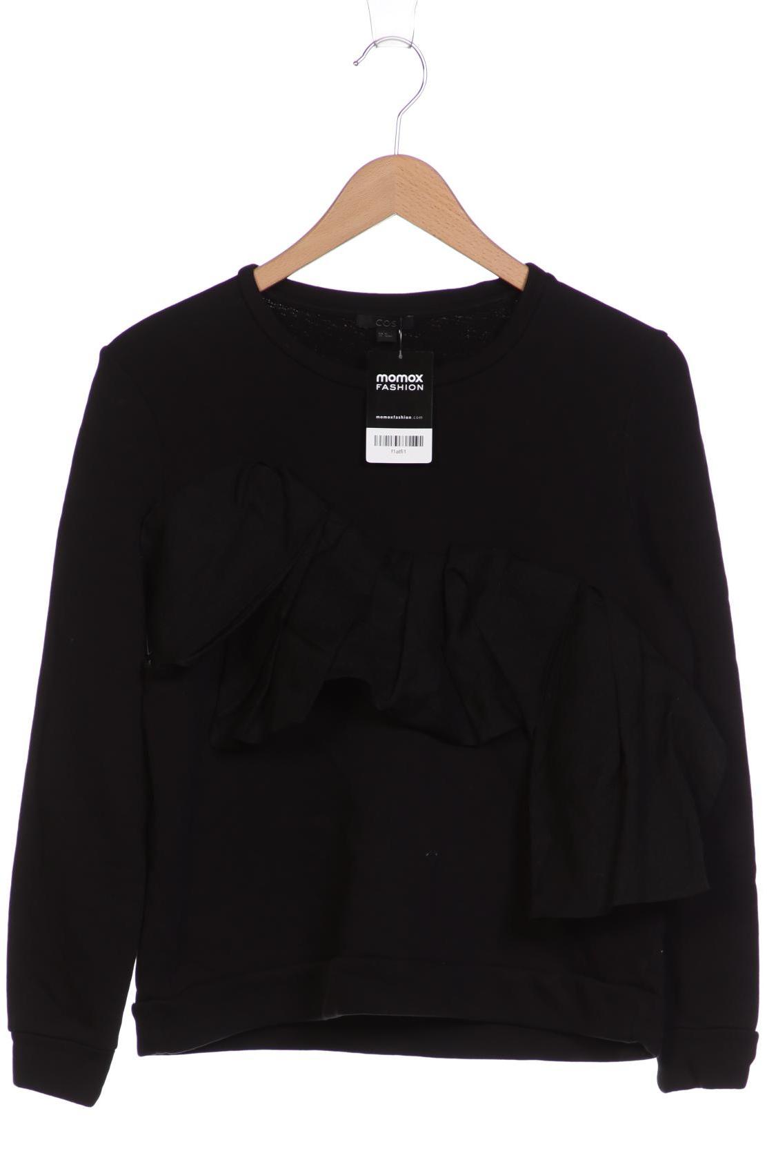 

COS Damen Sweatshirt, schwarz, Gr. 34