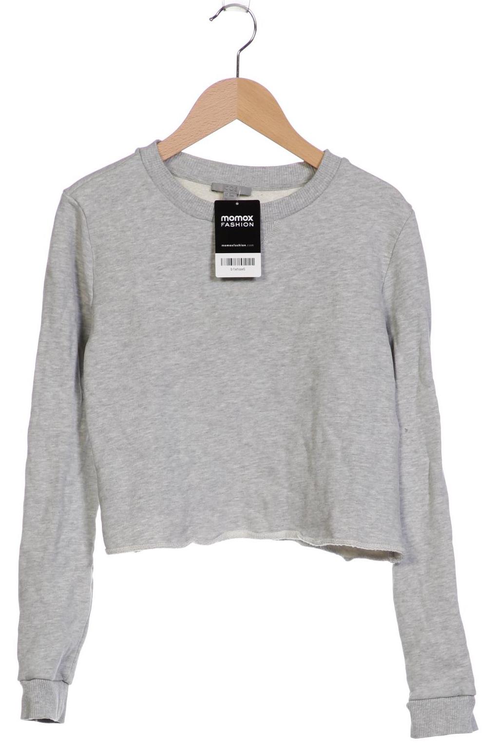 

COS Damen Sweatshirt, grau, Gr. 34