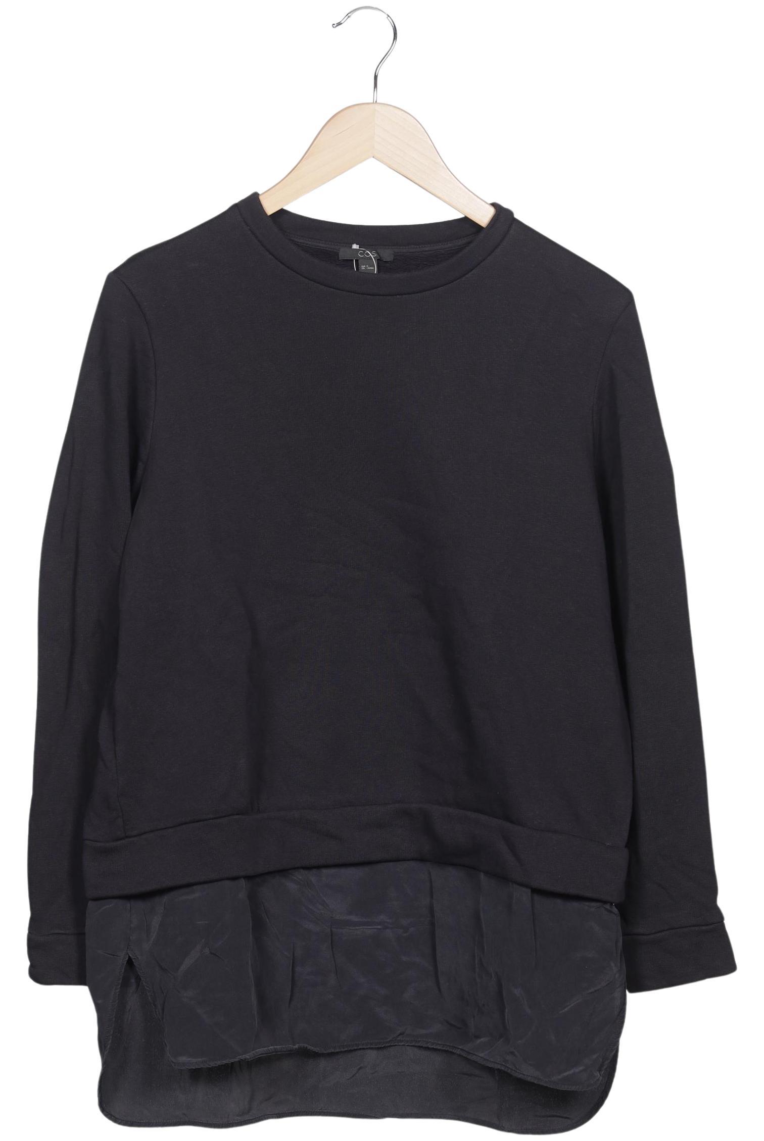 

COS Damen Sweatshirt, schwarz, Gr. 38