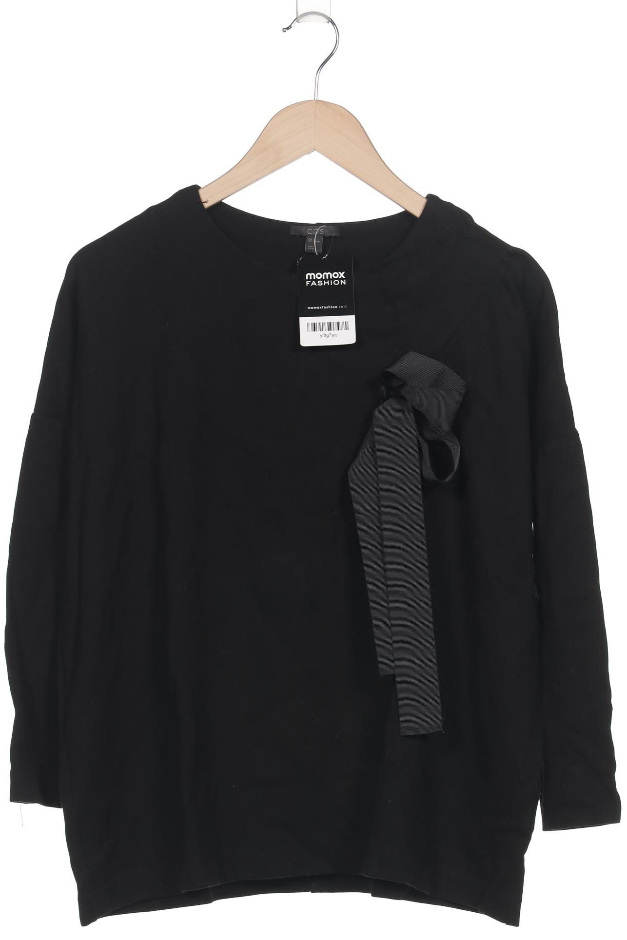 

COS Damen Sweatshirt, schwarz, Gr. 36