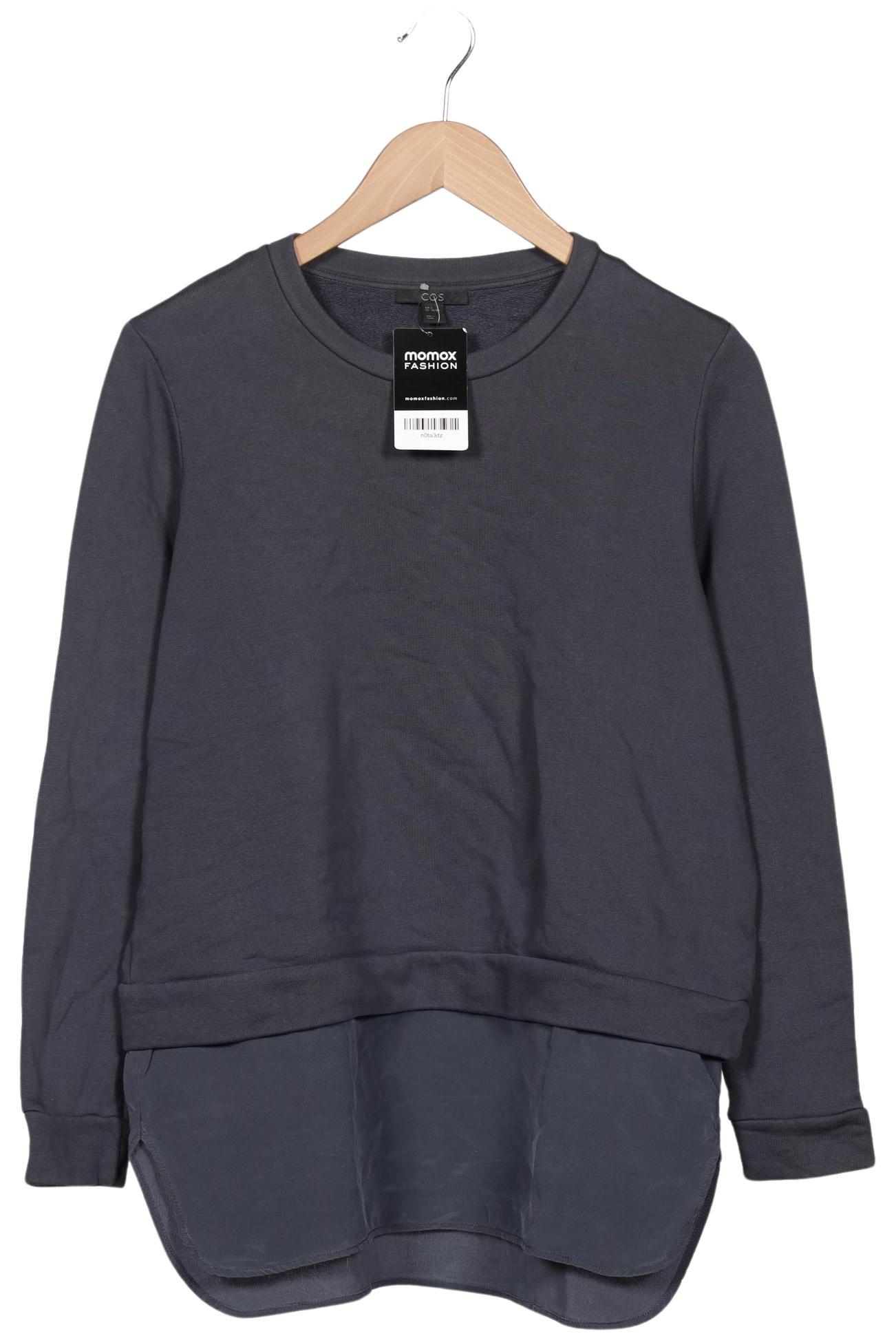 

COS Damen Sweatshirt, marineblau, Gr. 36