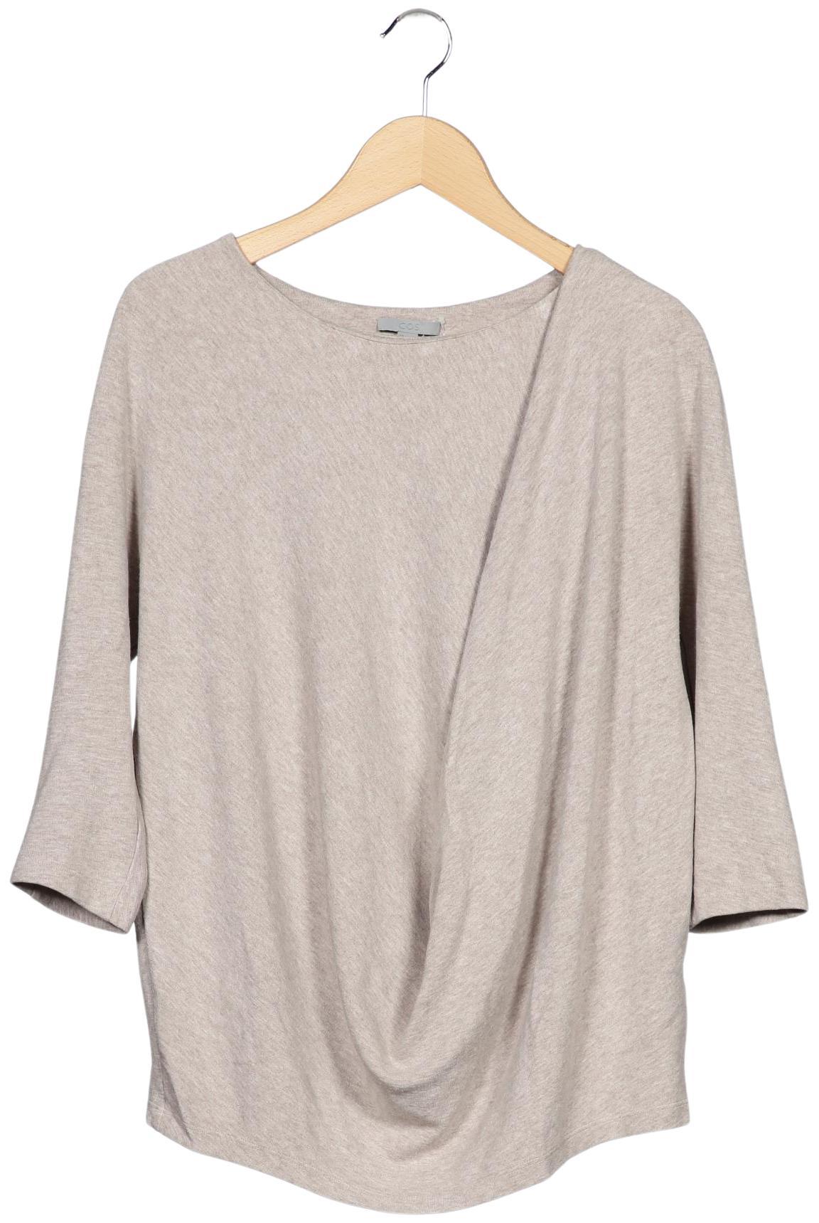 

COS Damen Sweatshirt, beige, Gr. 36