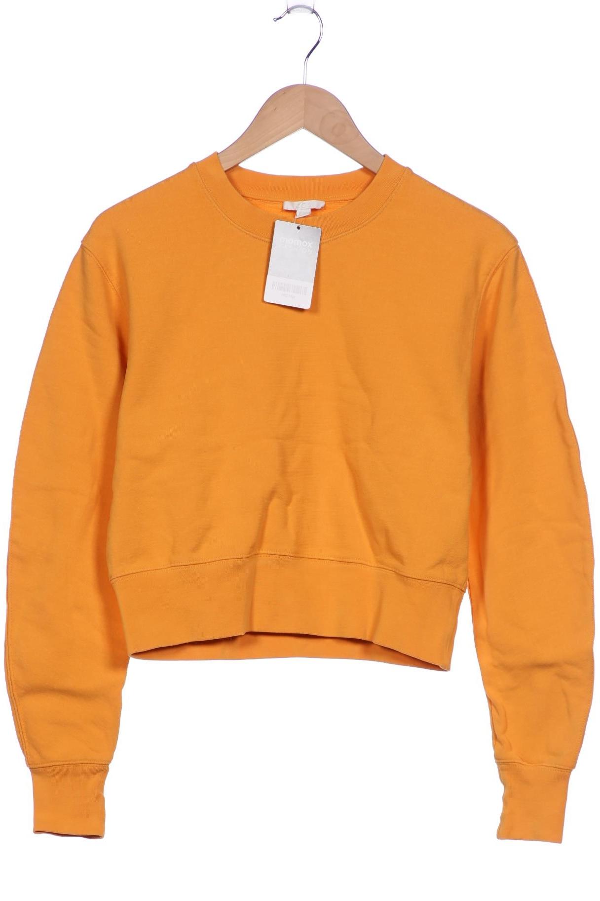 

COS Damen Sweatshirt, gelb, Gr. 34