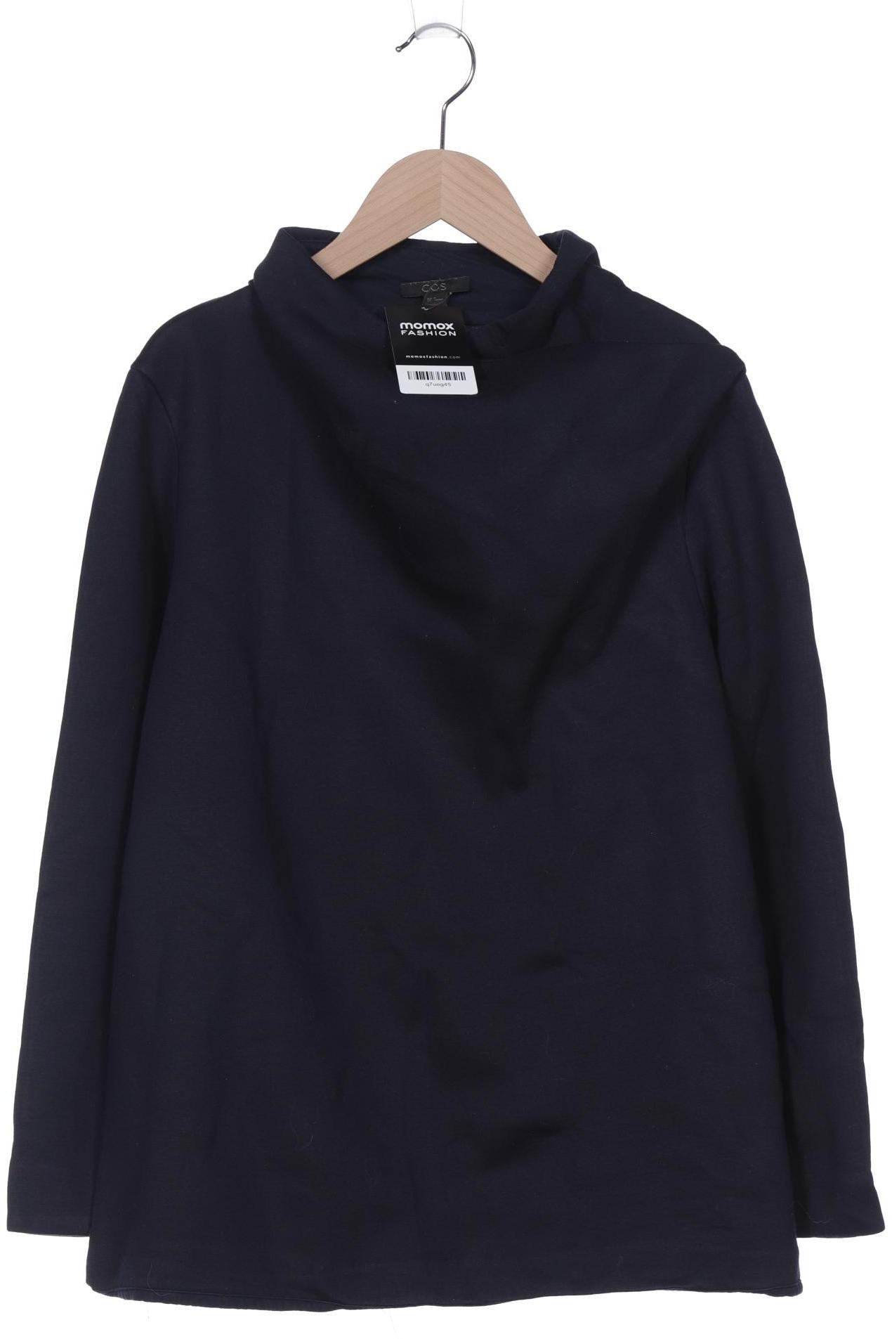 

COS Damen Sweatshirt, marineblau, Gr. 38