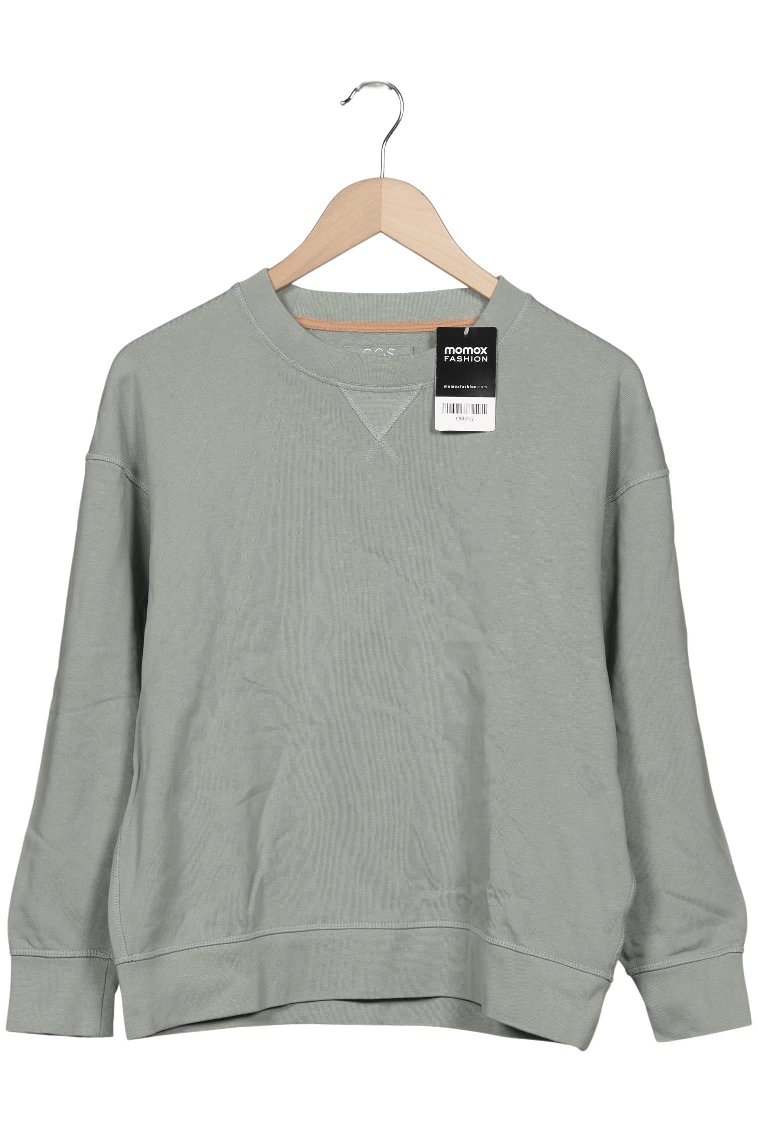 

COS Damen Sweatshirt, grün, Gr. 34
