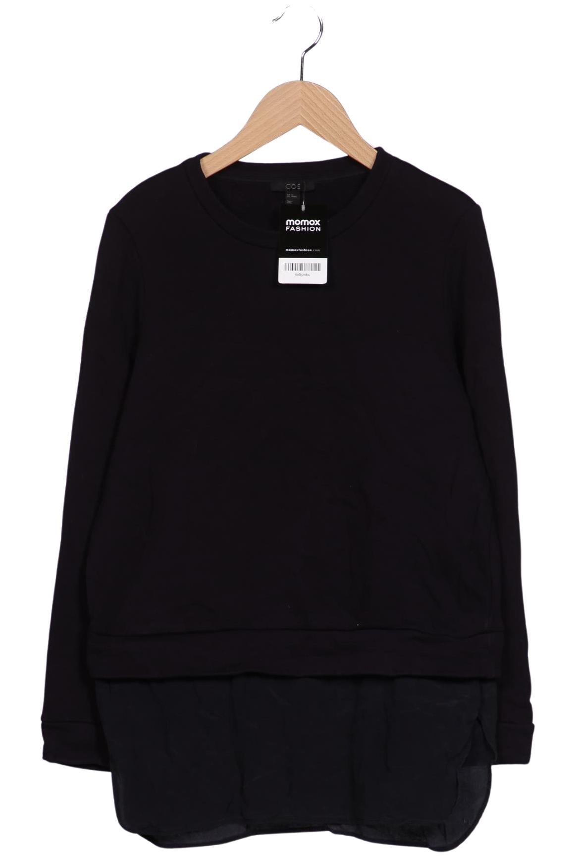

COS Damen Sweatshirt, schwarz, Gr. 34