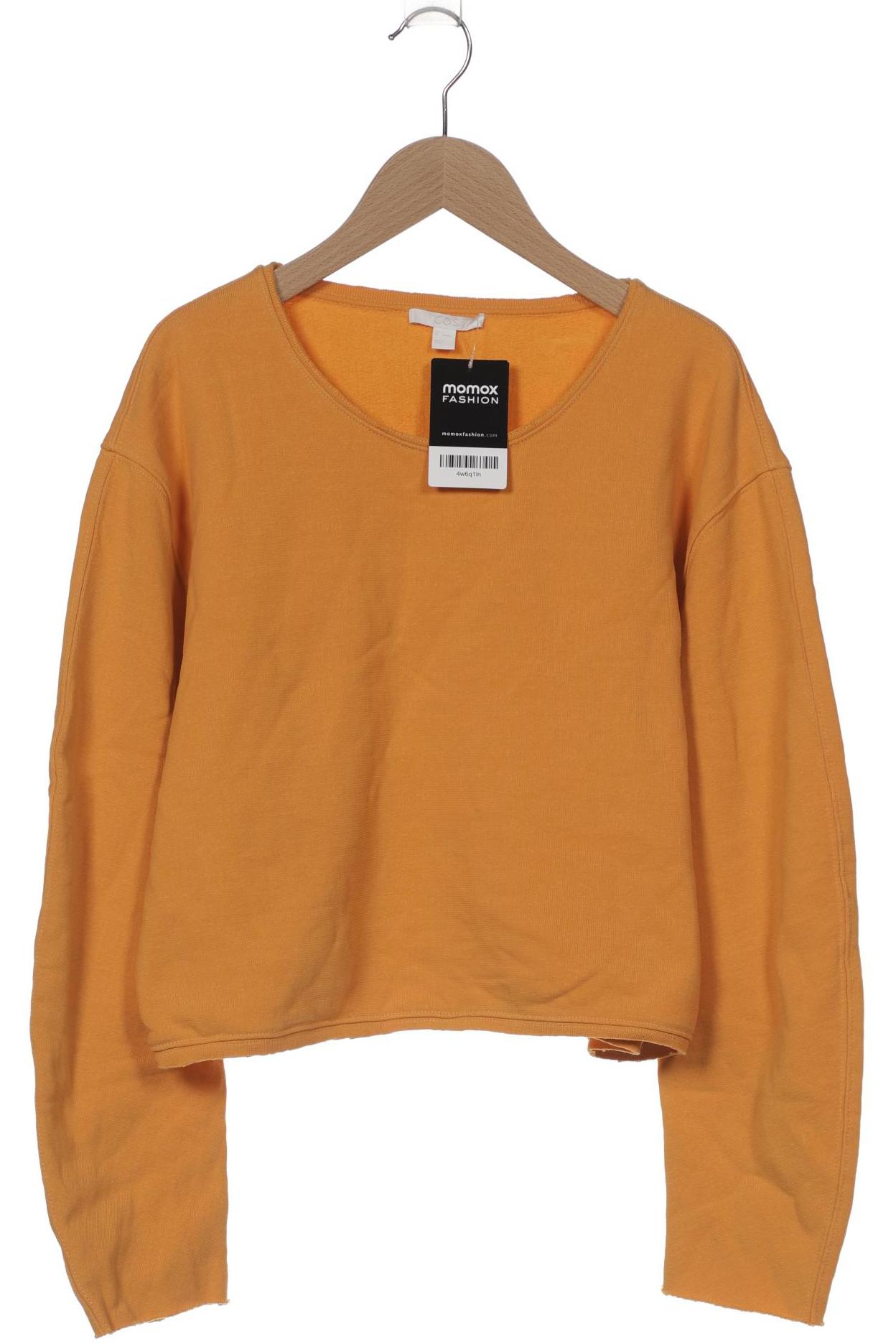 

COS Damen Sweatshirt, gelb, Gr. 36
