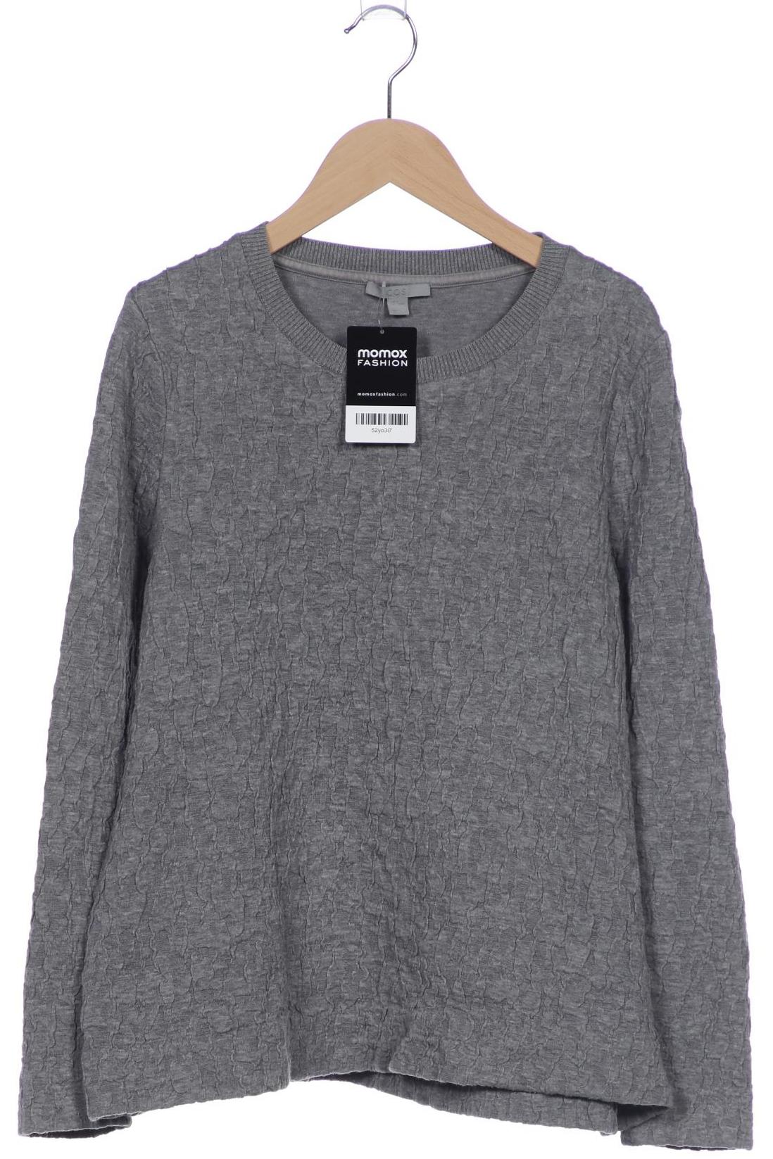 

COS Damen Sweatshirt, grau, Gr. 38