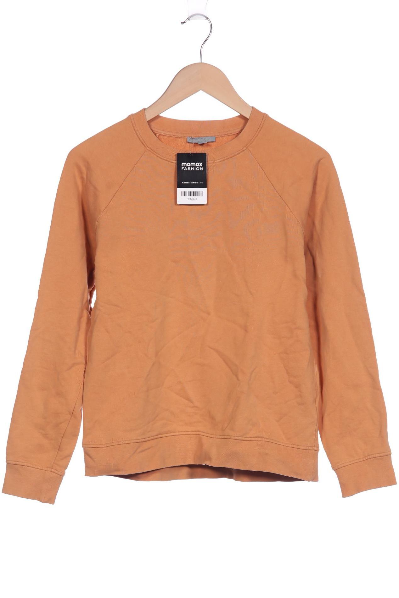 

COS Damen Sweatshirt, orange, Gr. 34