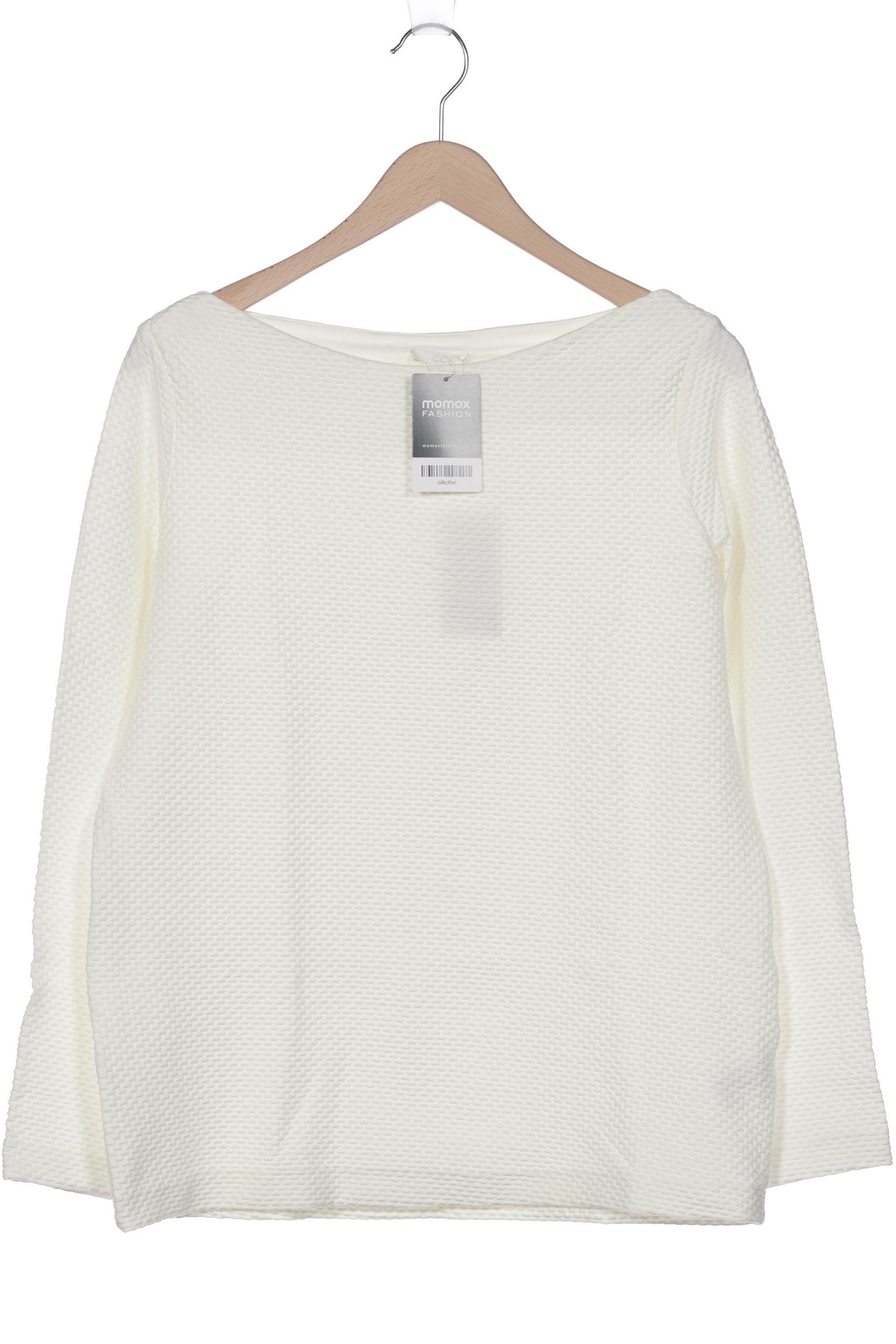 

COS Damen Sweatshirt, cremeweiß