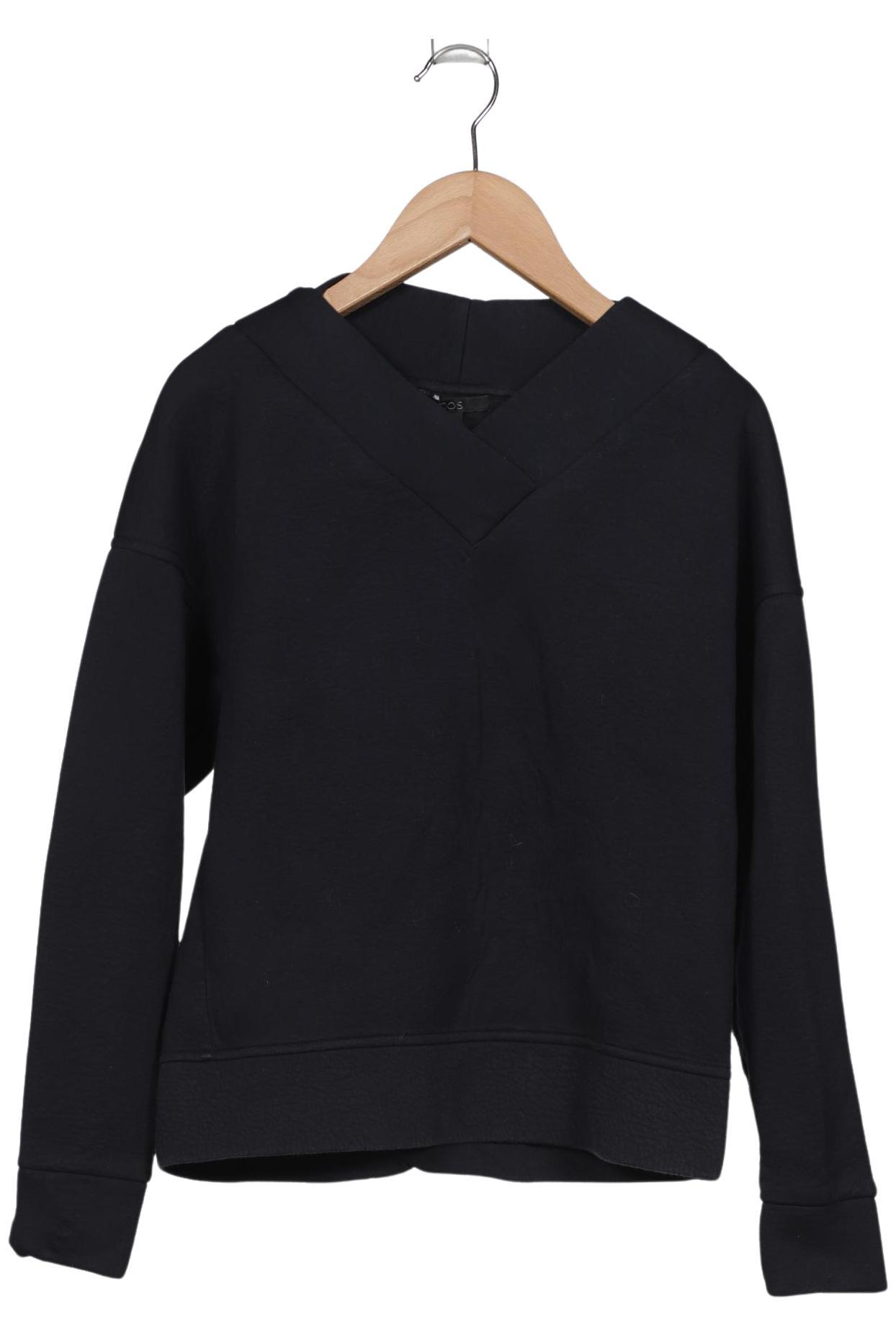 

COS Damen Sweatshirt, marineblau, Gr. 34