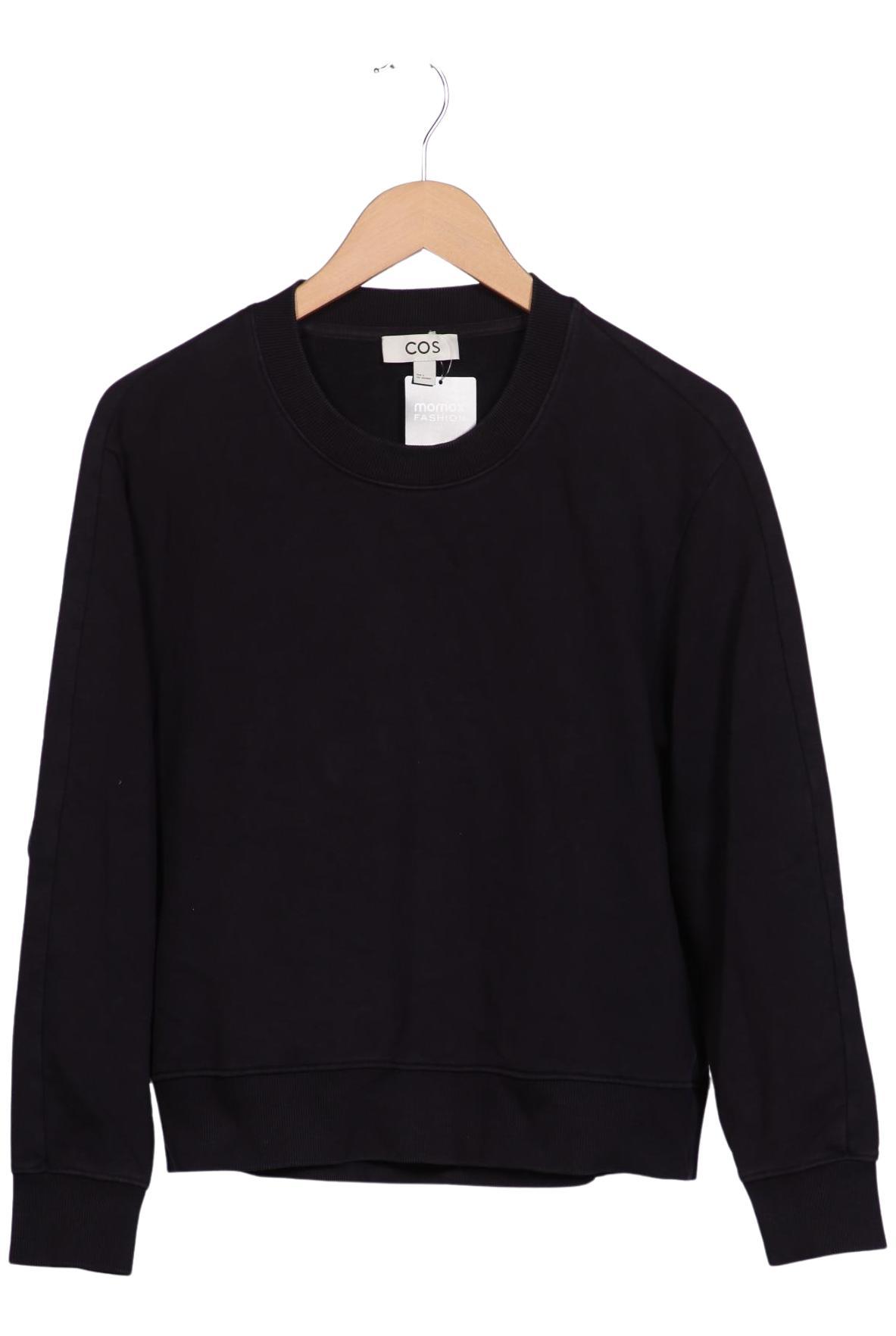

COS Damen Sweatshirt, schwarz, Gr. 36