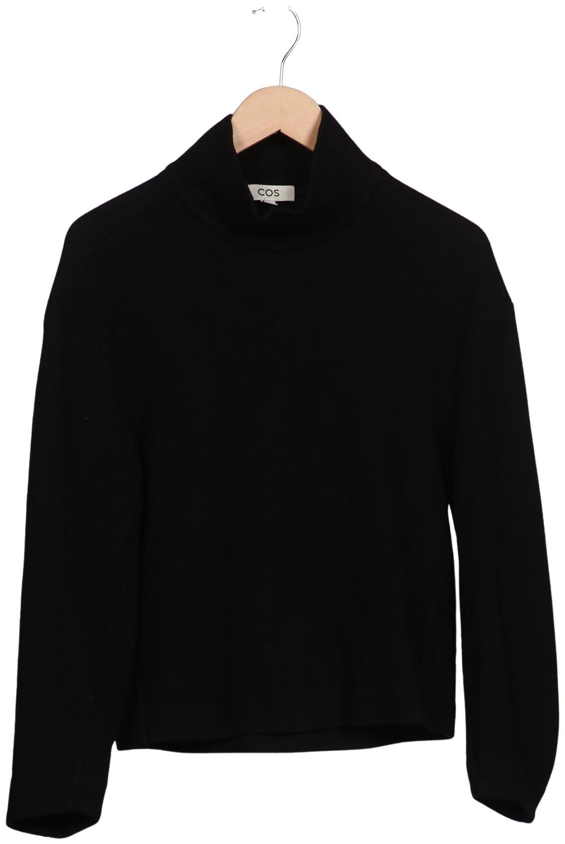 

COS Damen Sweatshirt, schwarz, Gr. 34