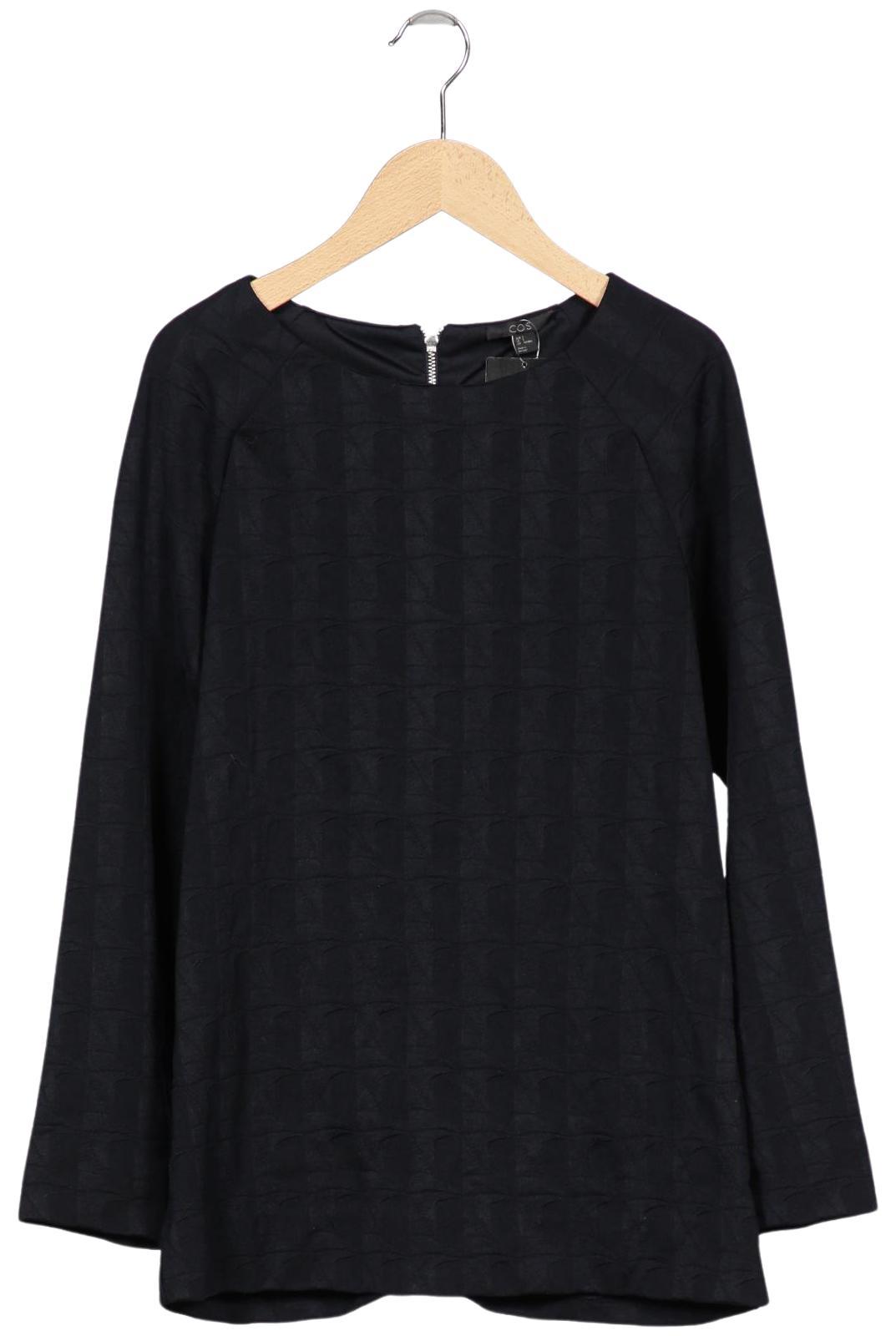 

COS Damen Sweatshirt, marineblau, Gr. 36