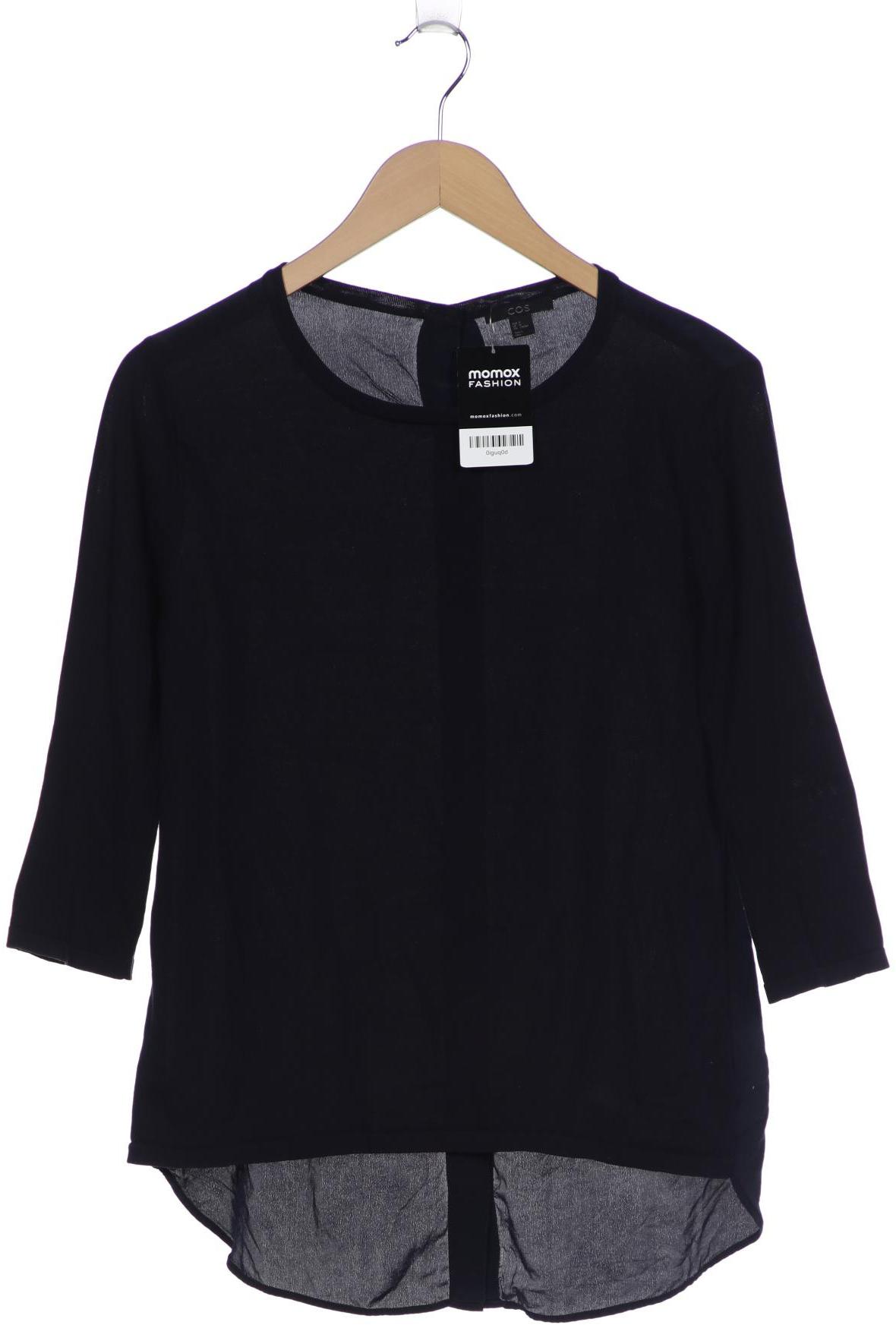 

COS Damen Sweatshirt, marineblau, Gr. 38