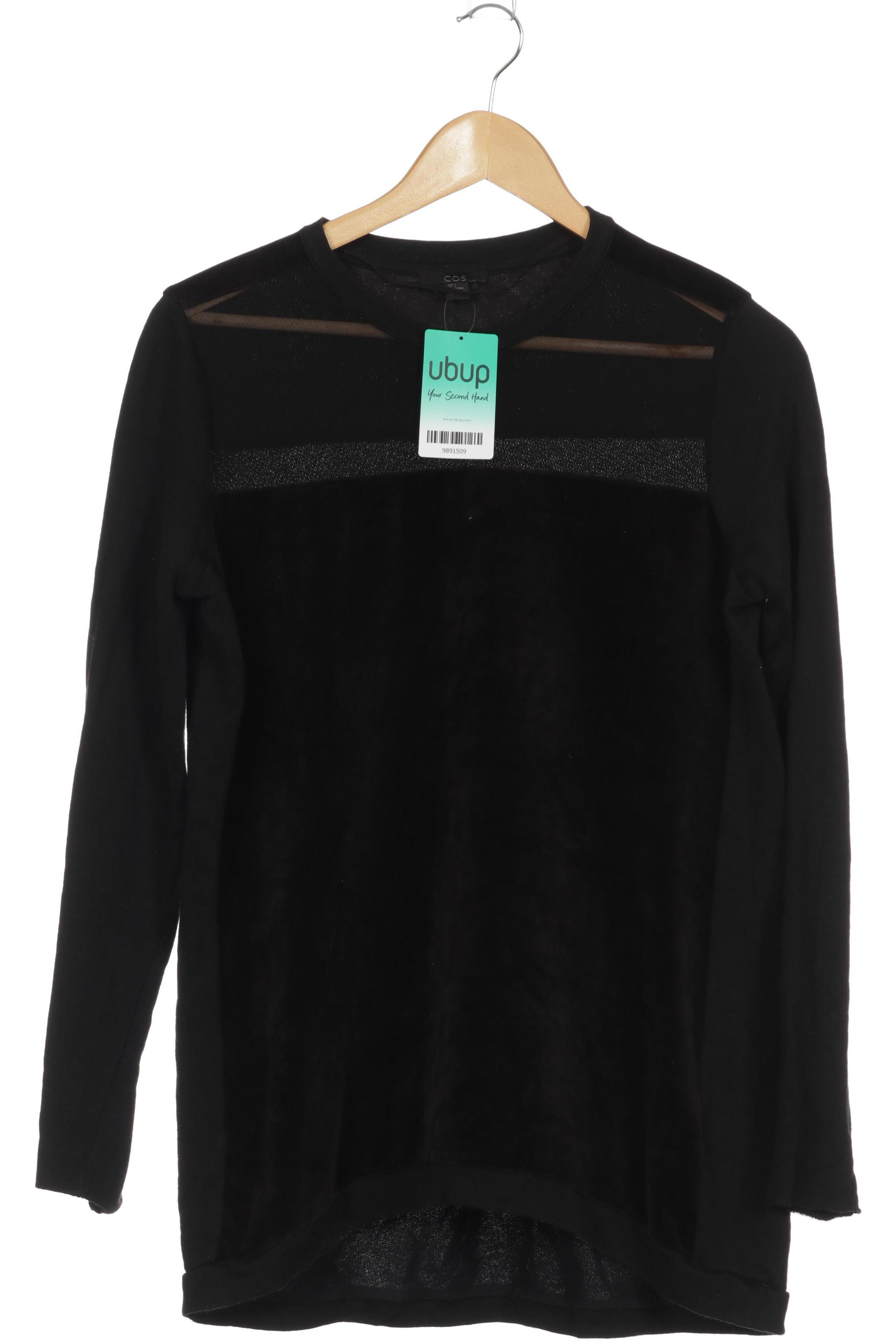 

COS Damen Sweatshirt, schwarz, Gr. 36