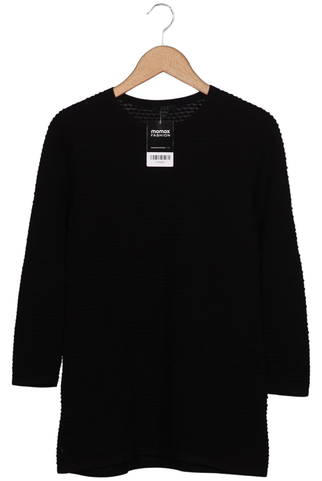 

COS Damen Sweatshirt, schwarz, Gr. 34