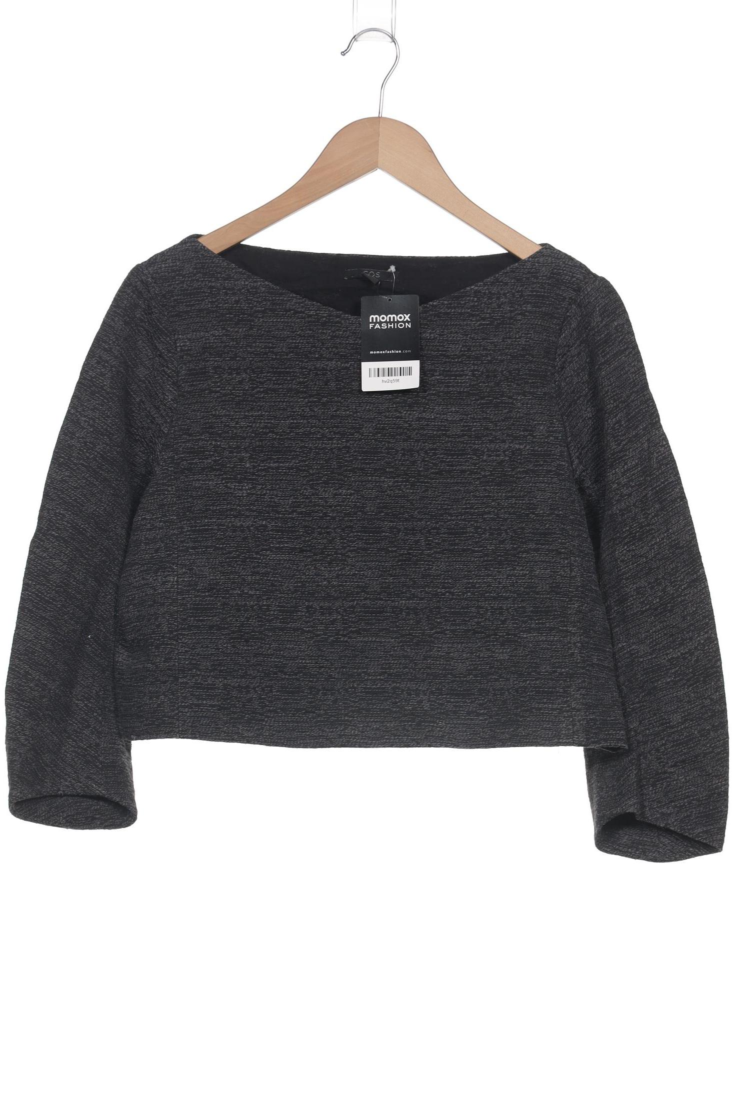 

COS Damen Sweatshirt, grau, Gr. 38