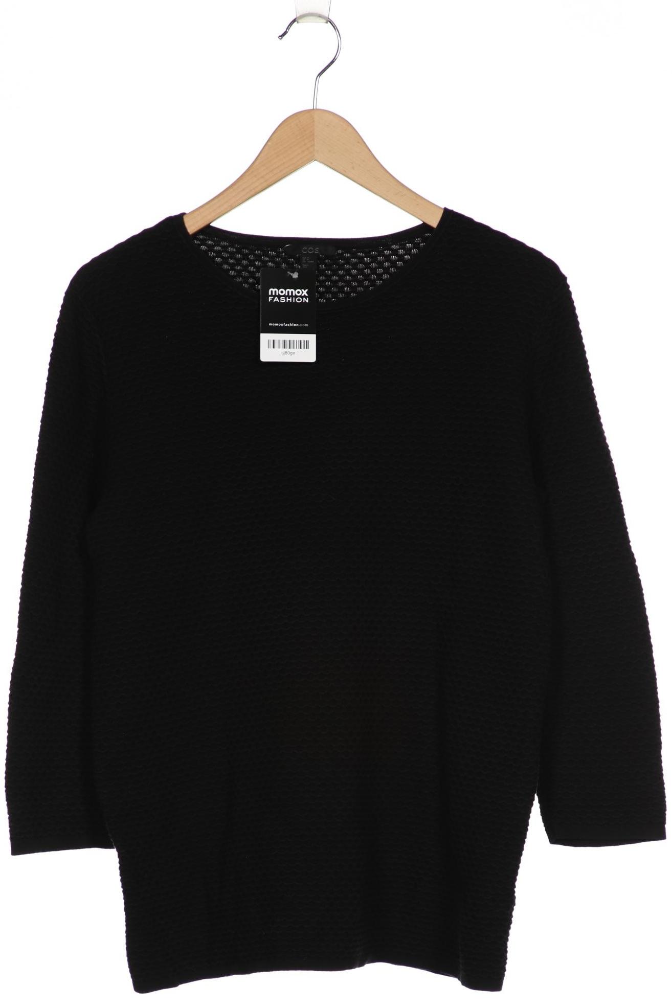 

COS Damen Sweatshirt, schwarz, Gr. 38