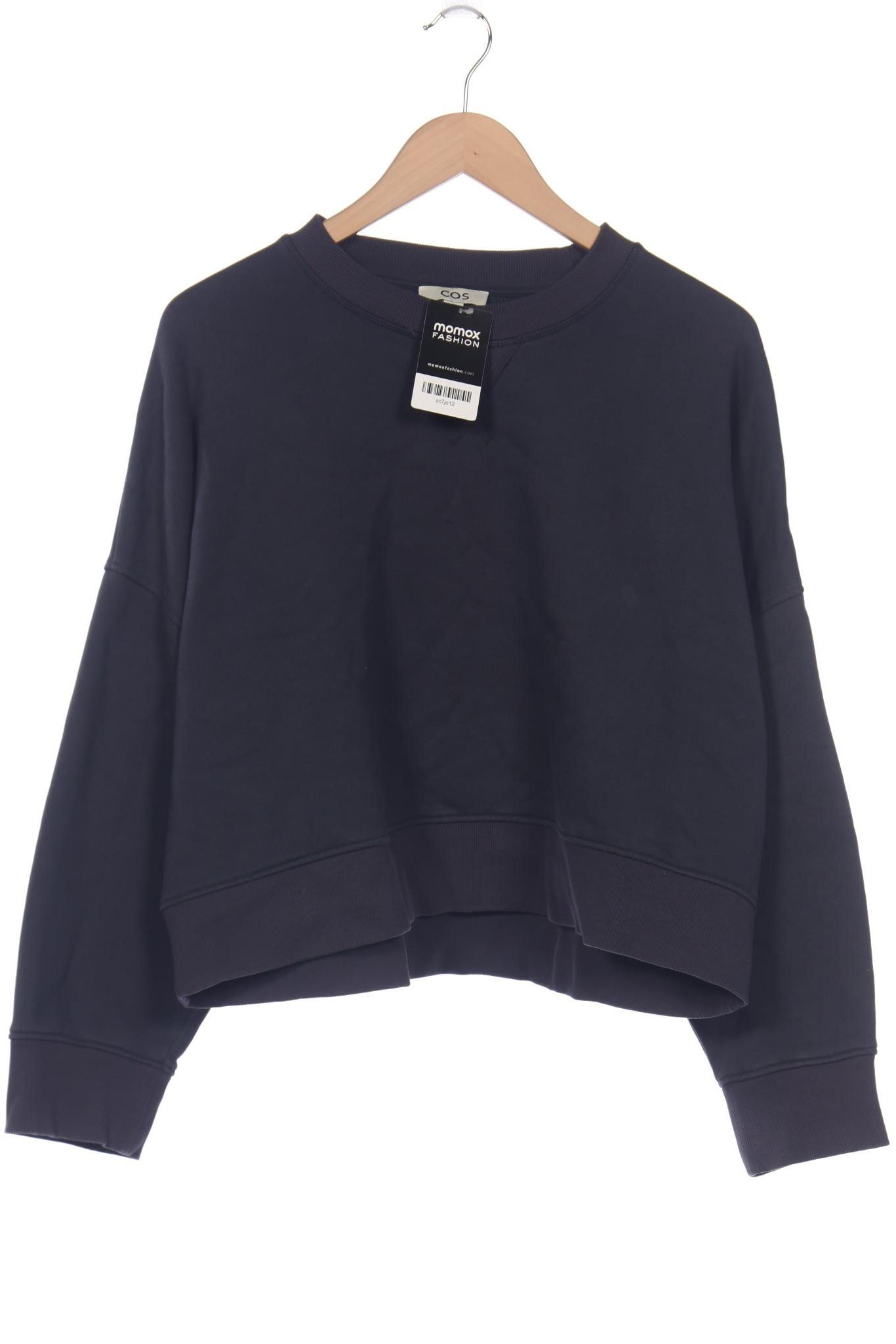 

COS Damen Sweatshirt, marineblau, Gr. 36