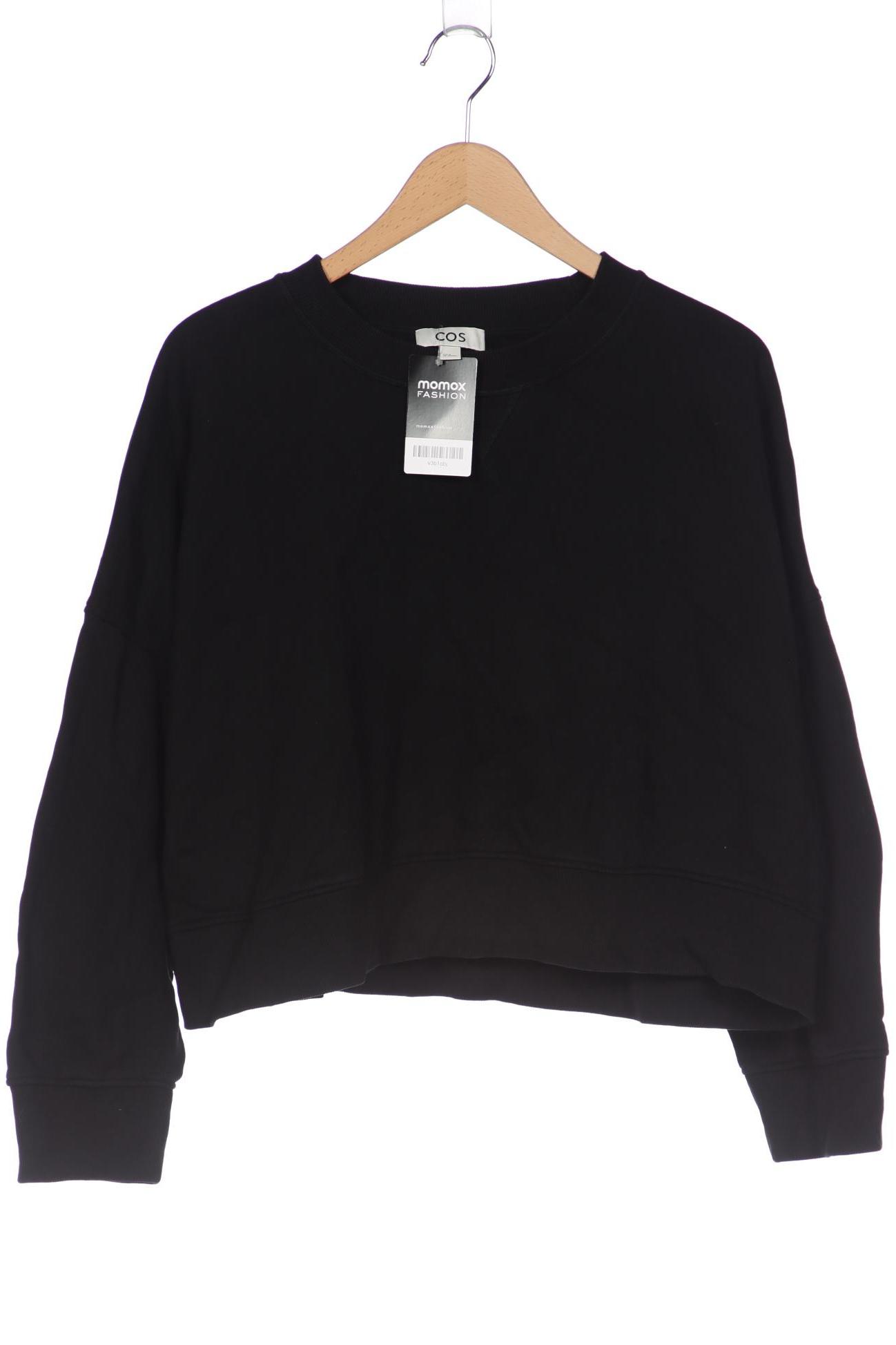 

COS Damen Sweatshirt, schwarz, Gr. 38