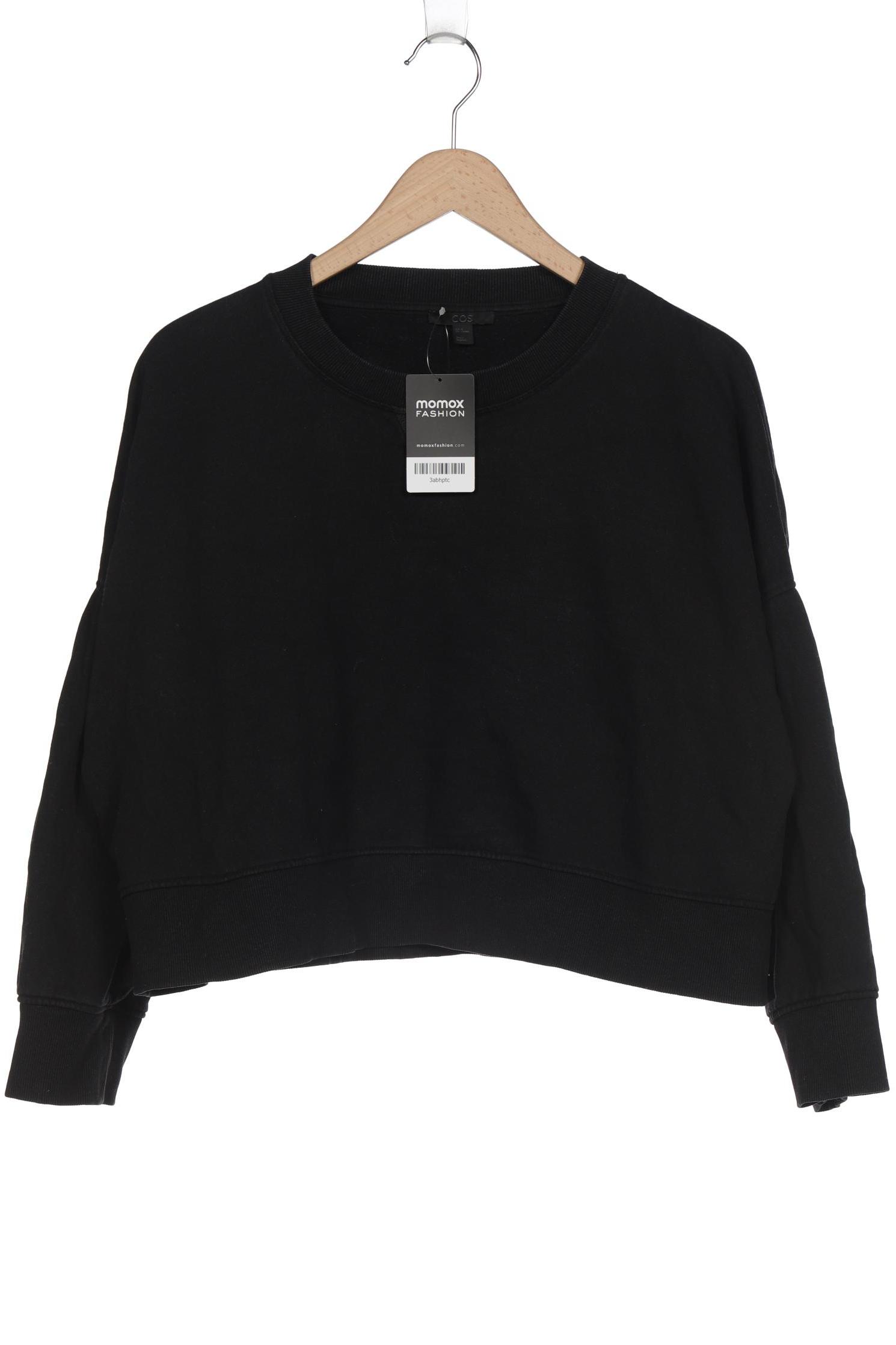 

COS Damen Sweatshirt, schwarz