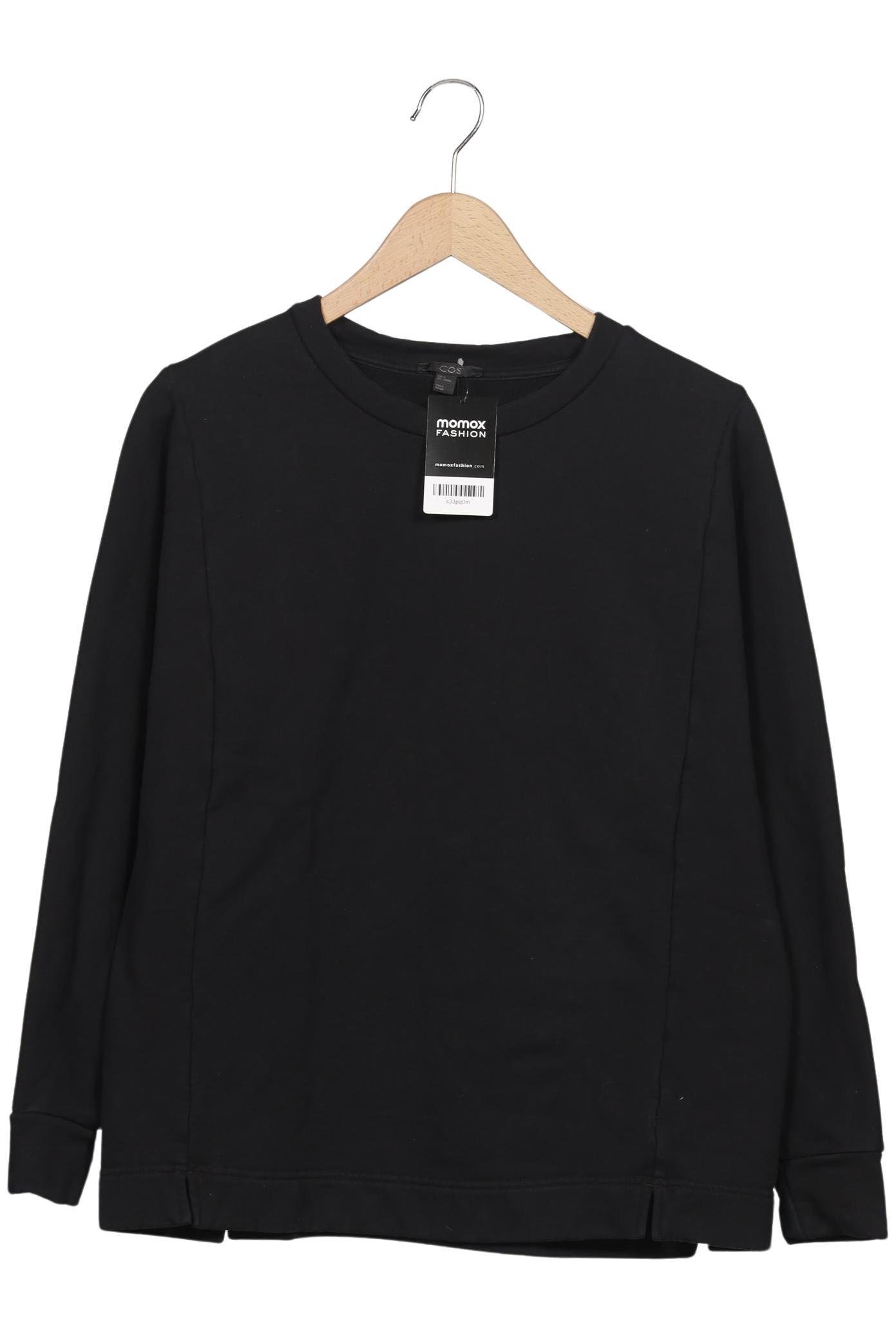 

COS Damen Sweatshirt, schwarz, Gr. 38