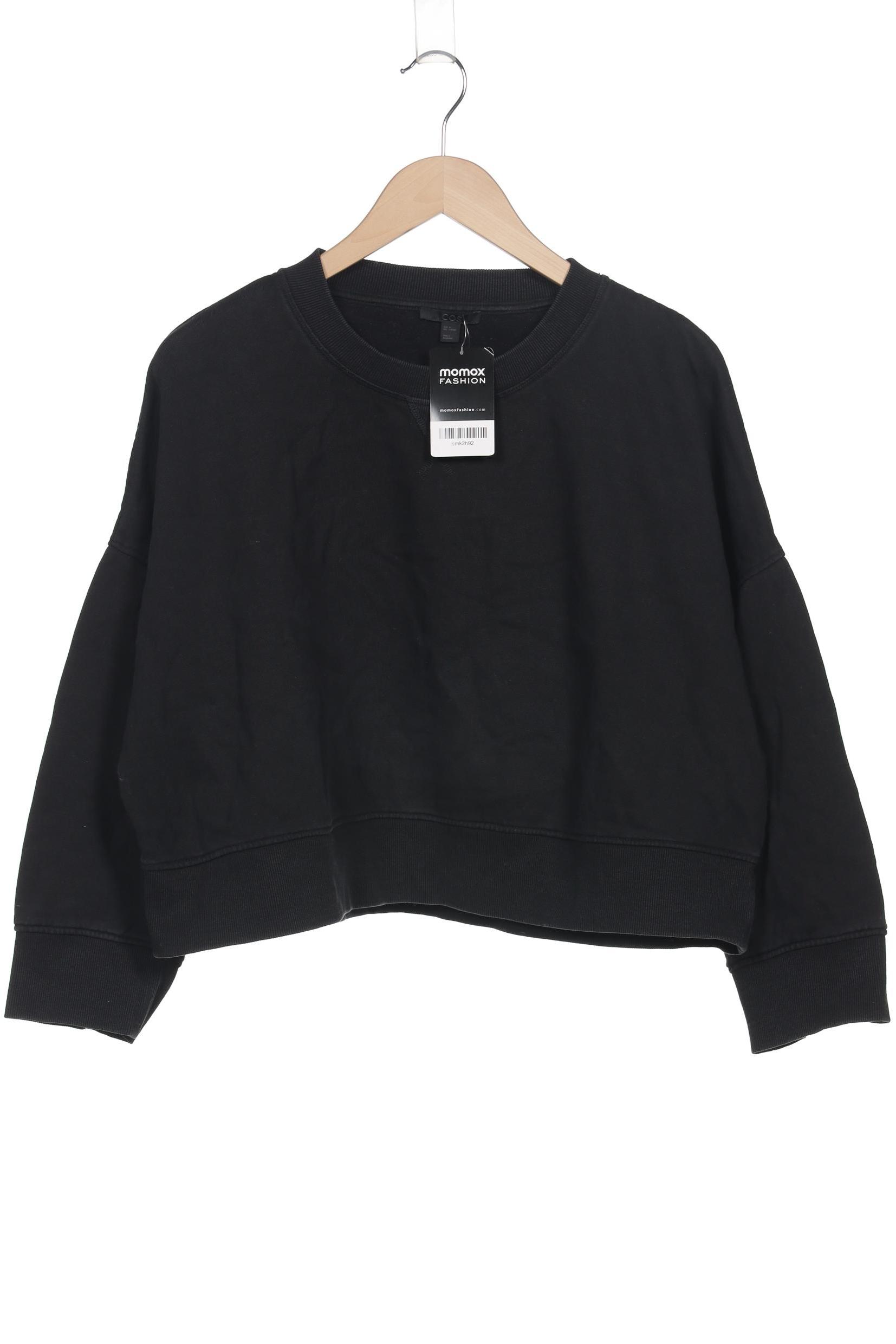 

COS Damen Sweatshirt, schwarz, Gr. 38