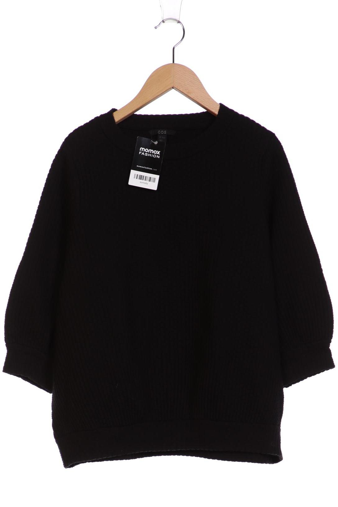 

COS Damen Sweatshirt, schwarz, Gr. 34