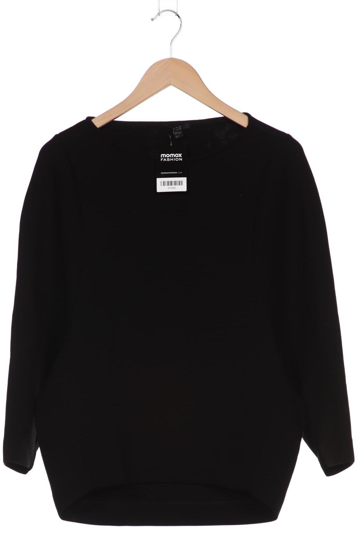 

COS Damen Sweatshirt, schwarz, Gr. 36