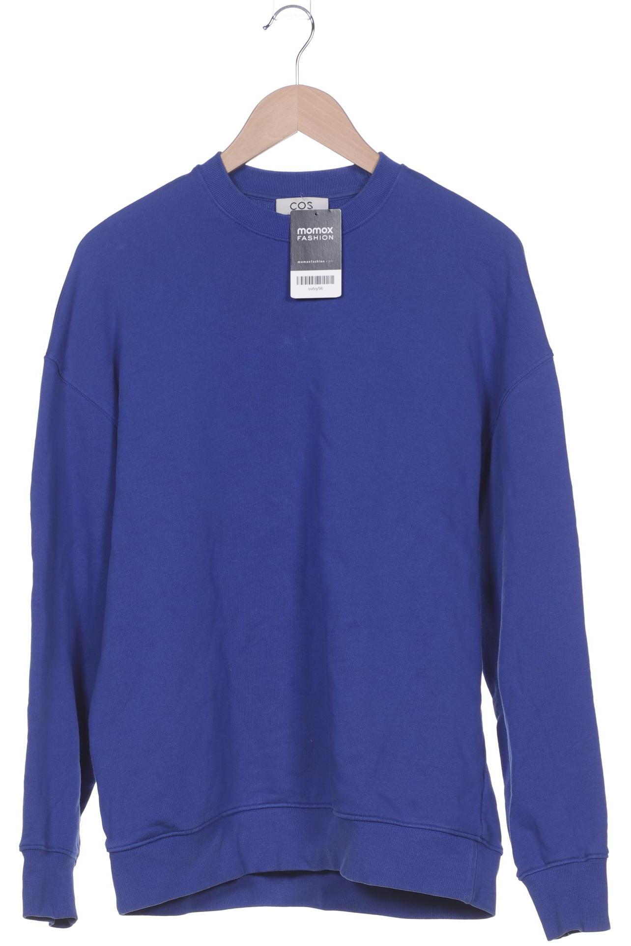 

COS Damen Sweatshirt, blau, Gr. 34