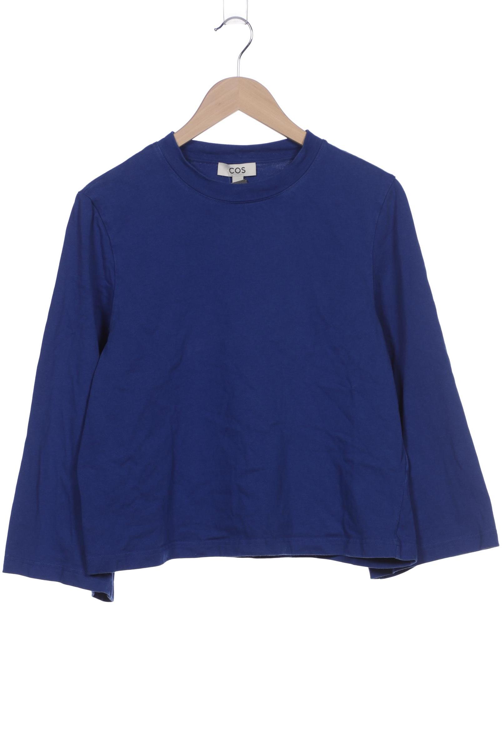 

COS Damen Sweatshirt, blau, Gr. 38