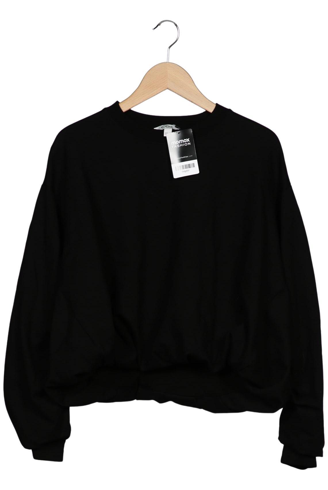 

COS Damen Sweatshirt, schwarz, Gr. 36