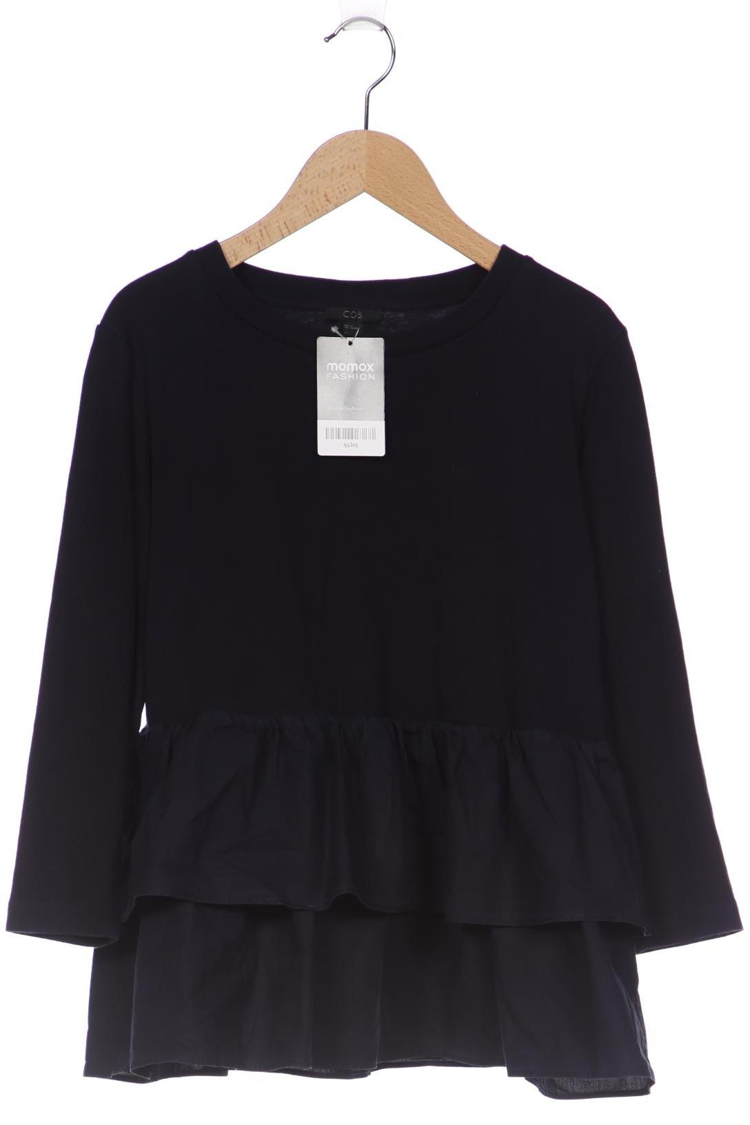 

COS Damen Sweatshirt, marineblau, Gr. 34