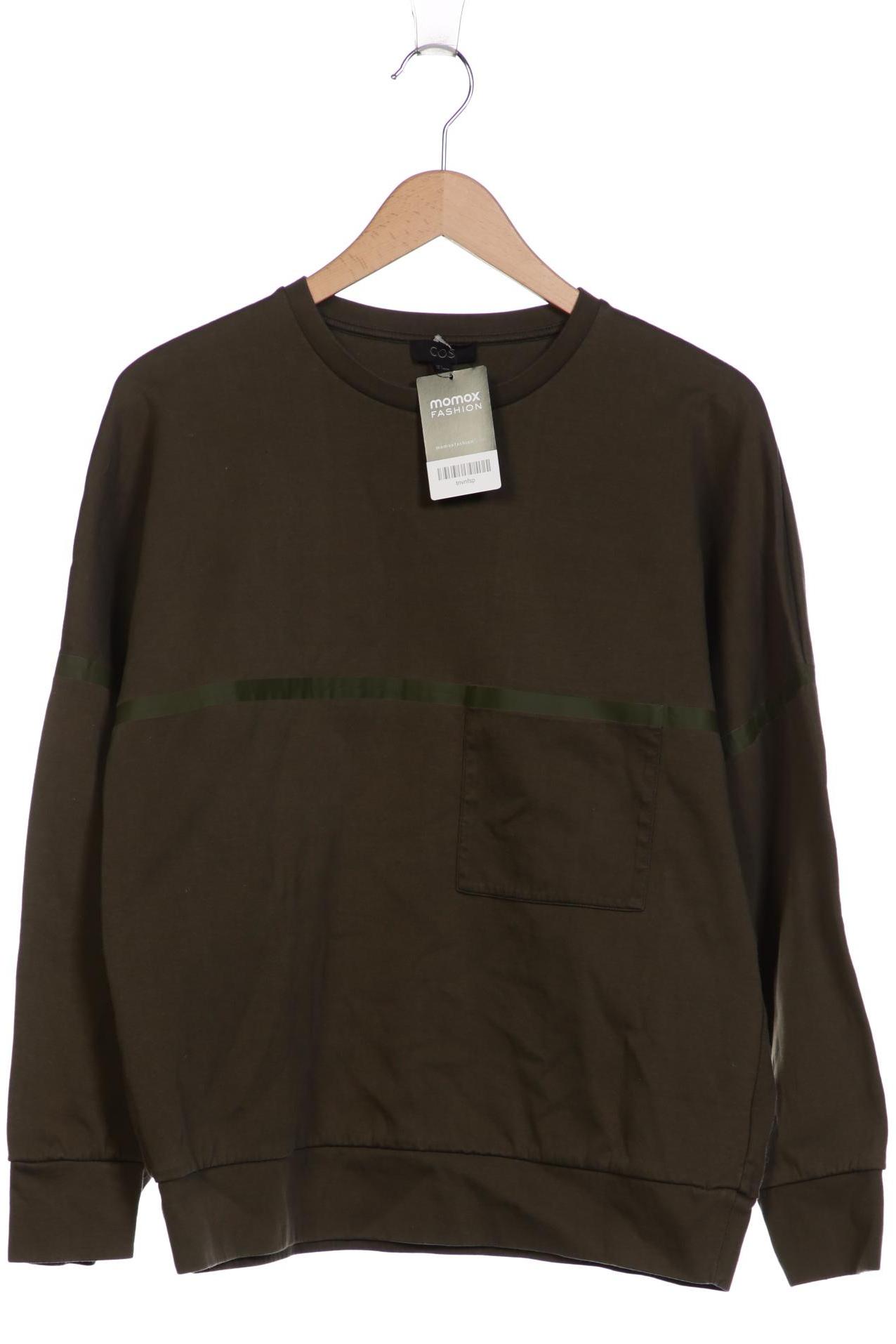 

COS Damen Sweatshirt, grün, Gr. 36