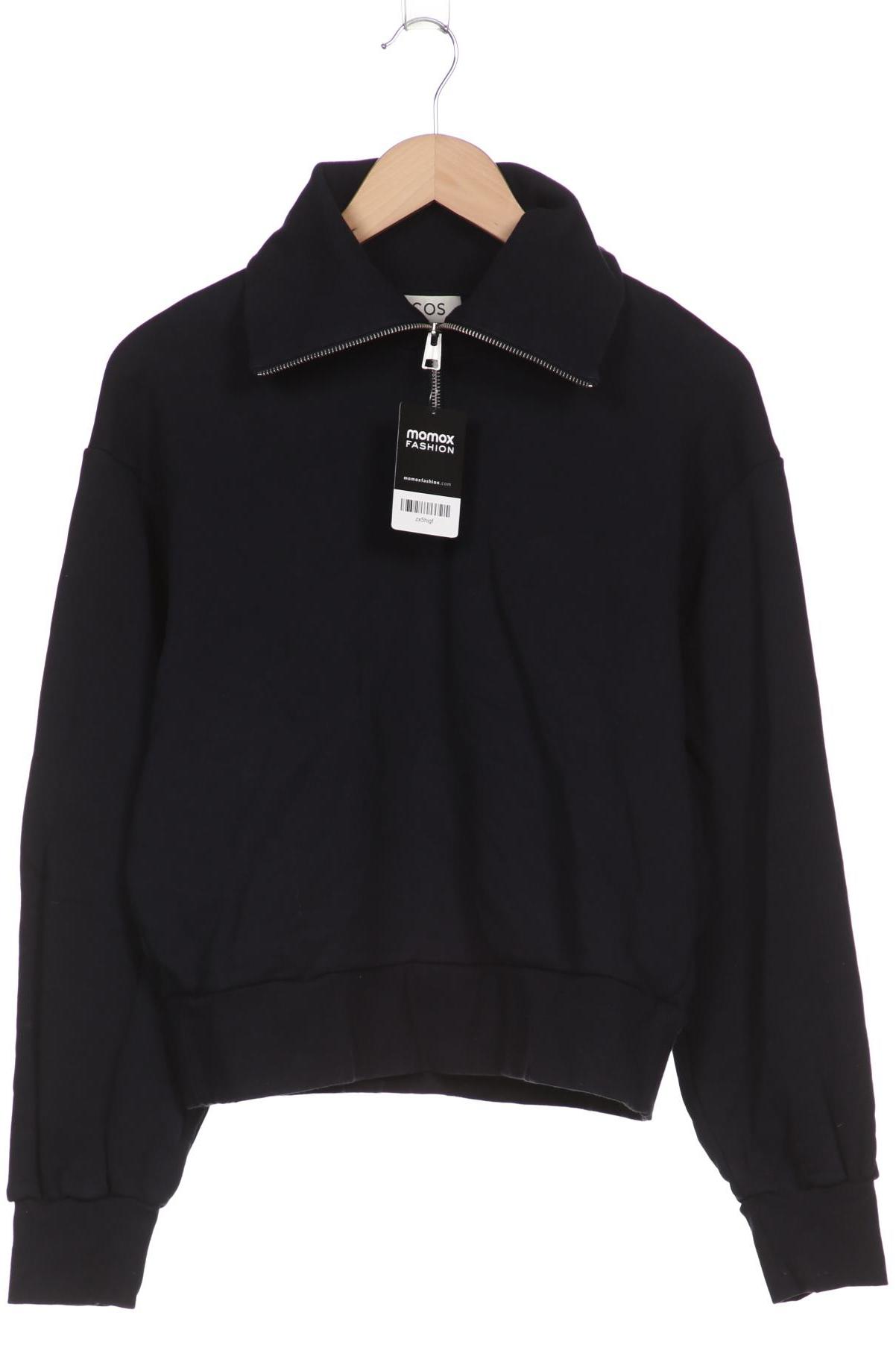 

COS Damen Sweatshirt, marineblau, Gr. 38
