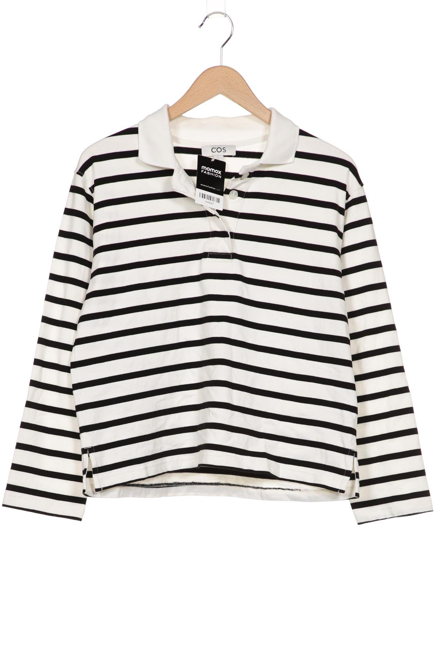 

COS Damen Sweatshirt, weiß, Gr. 34