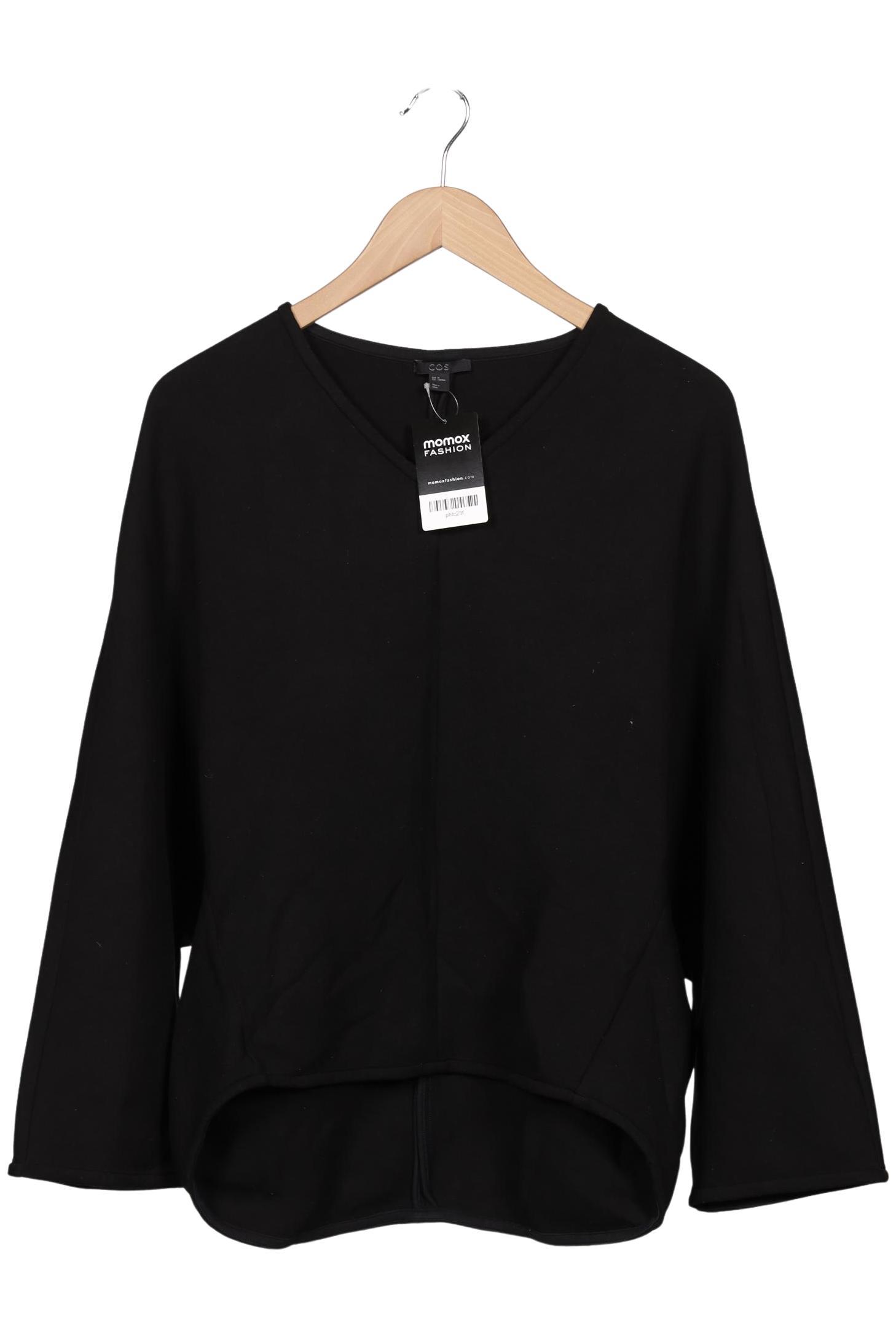 

COS Damen Sweatshirt, schwarz, Gr. 38