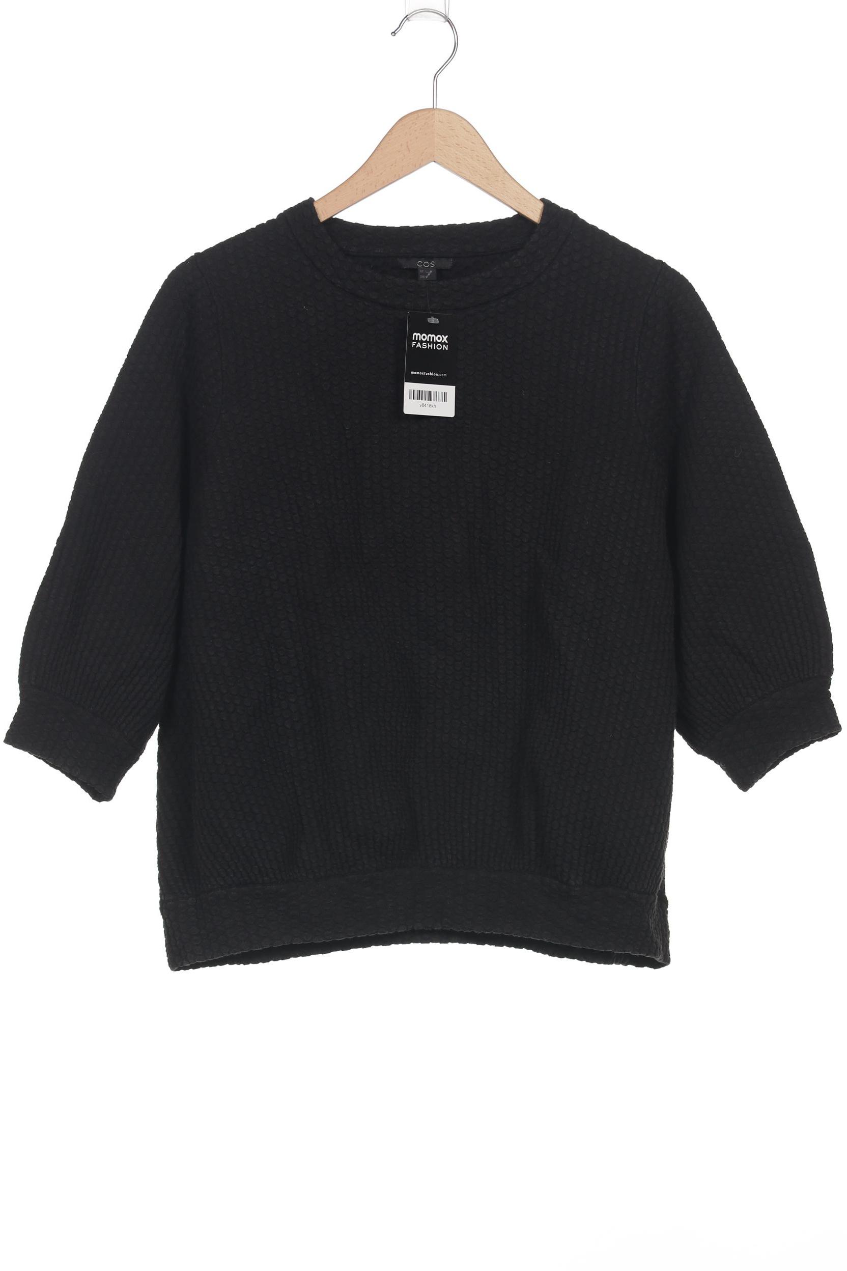 

COS Damen Sweatshirt, schwarz, Gr. 36