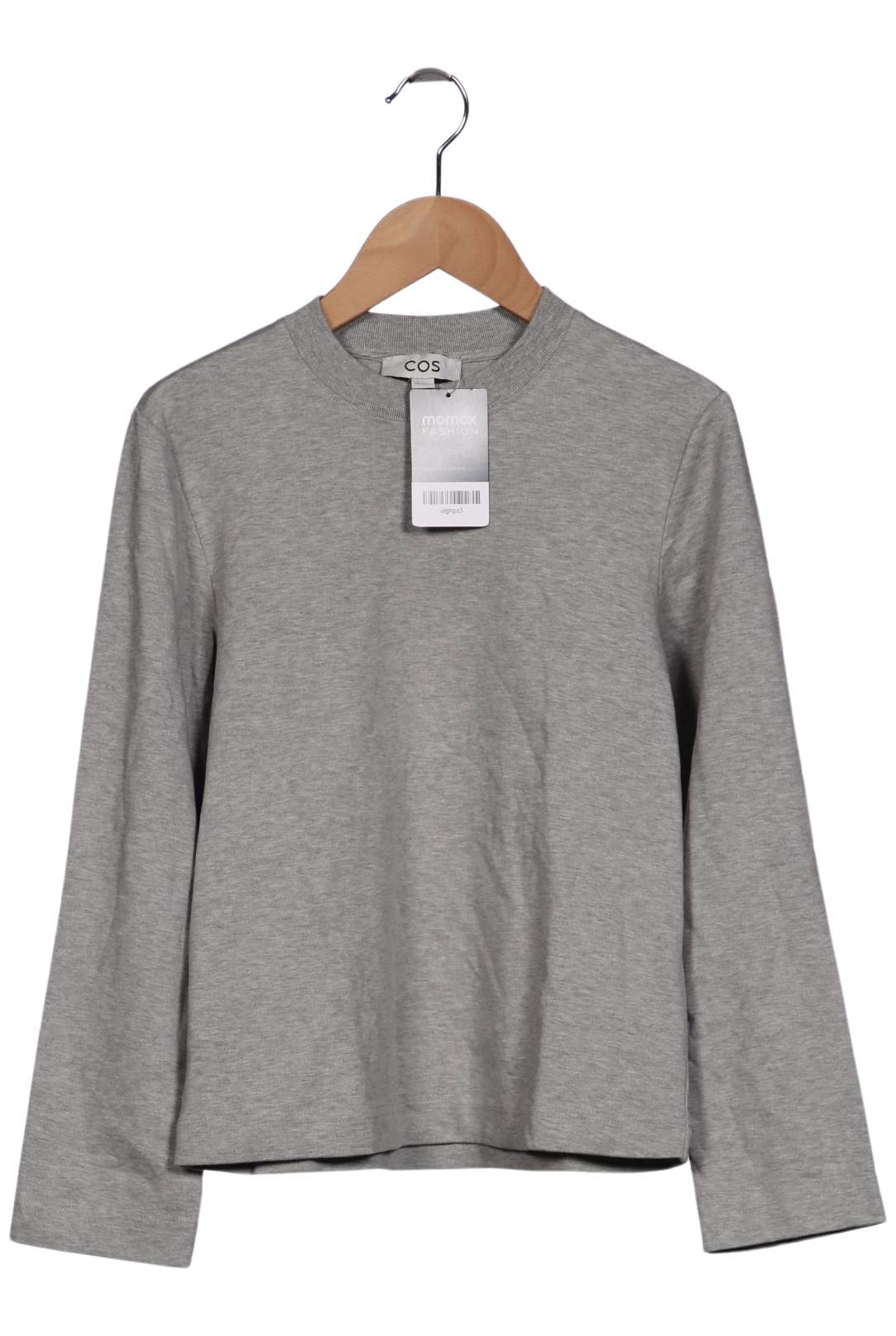

COS Damen Sweatshirt, grau, Gr. 34