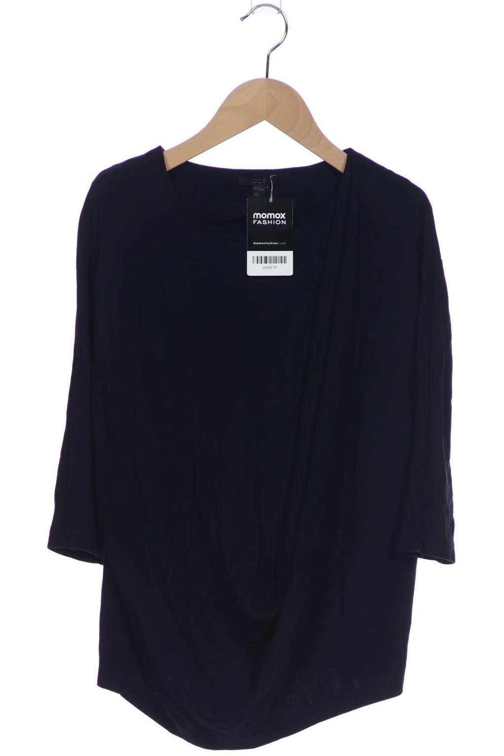 

COS Damen Sweatshirt, marineblau, Gr. 34