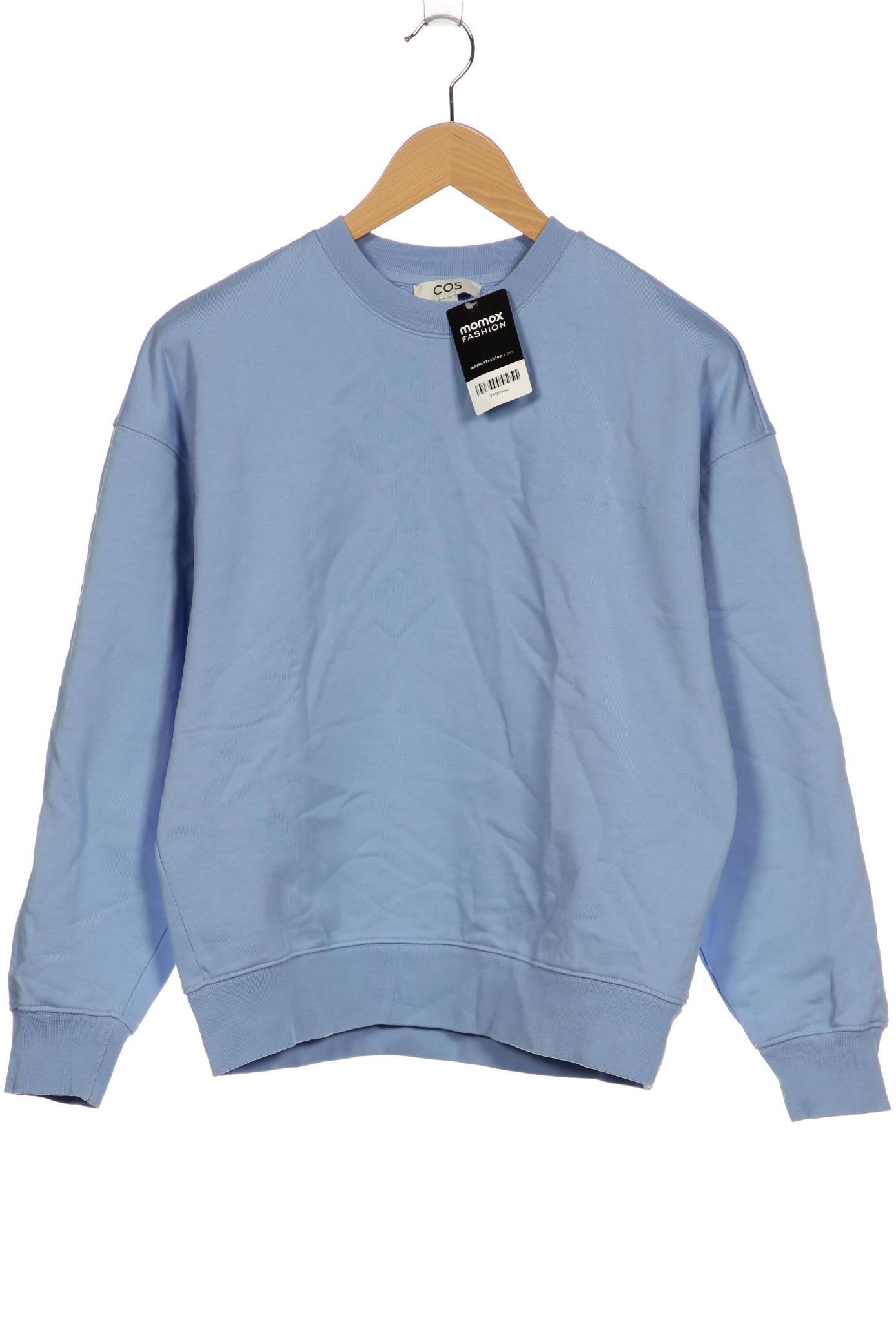 

COS Damen Sweatshirt, blau, Gr. 34