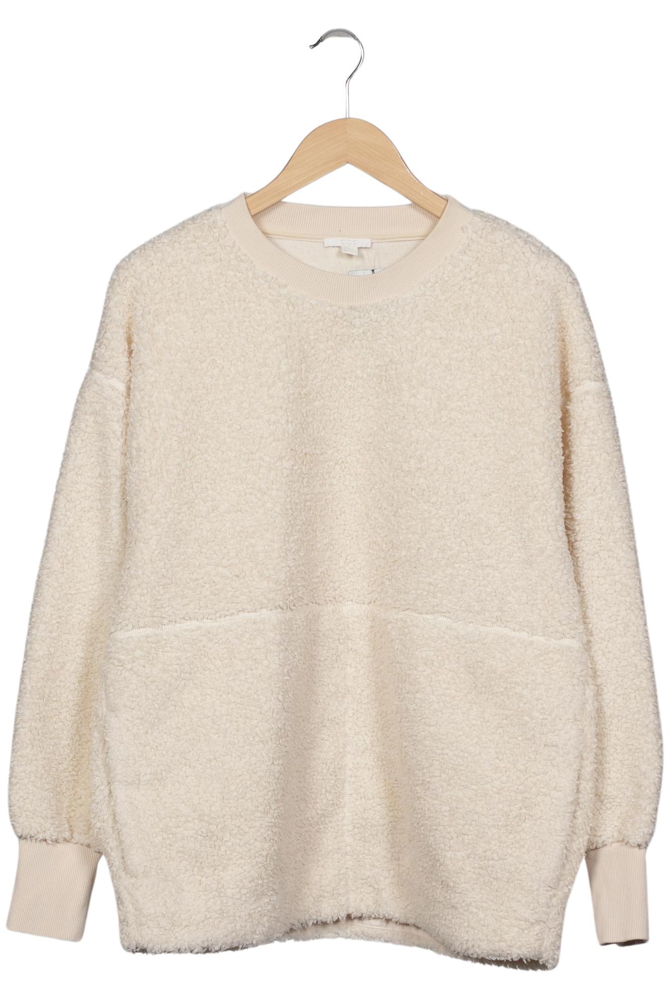 

COS Damen Sweatshirt, cremeweiß, Gr. 38